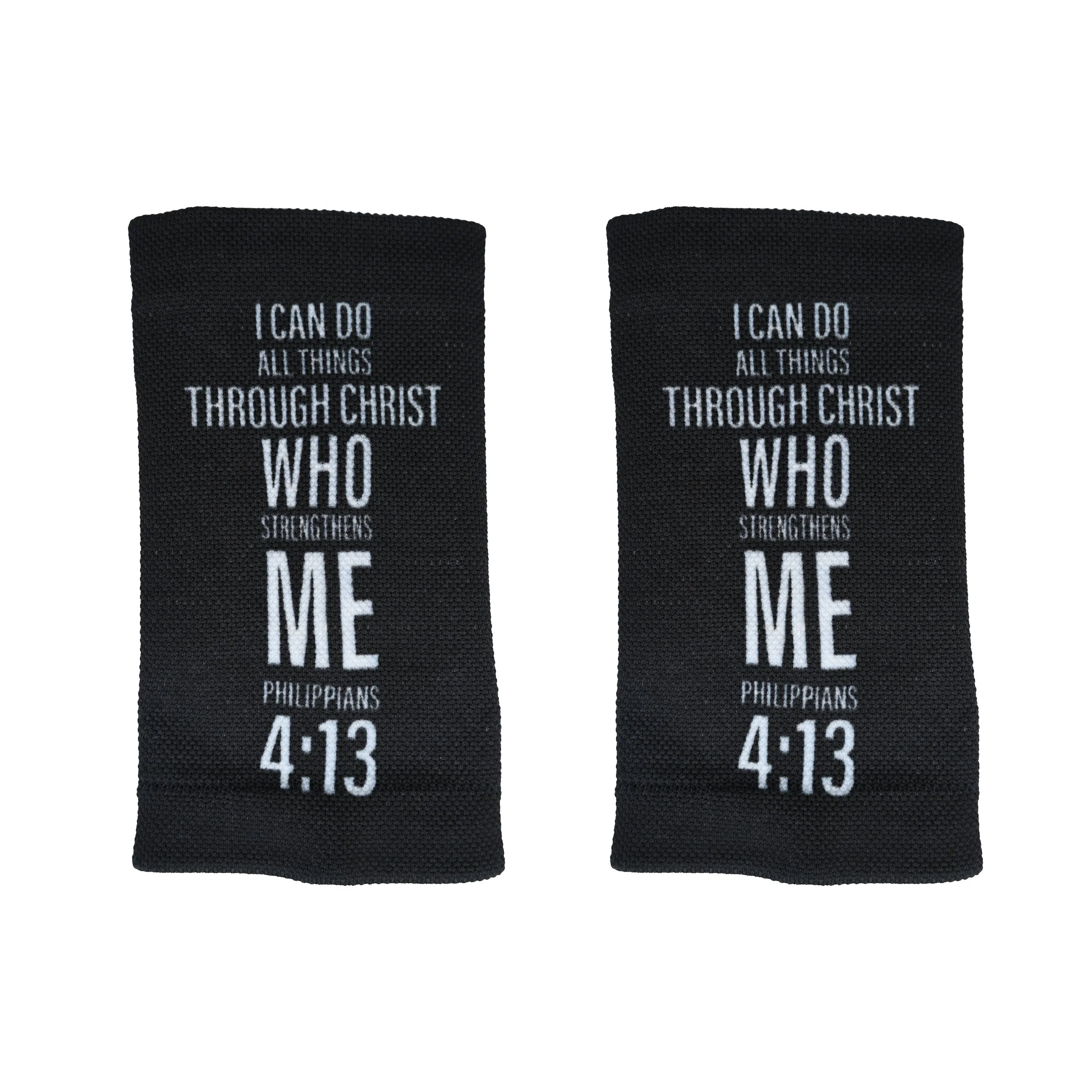 Elite Athletic Gear - Philippians 4:13 cross wrist support sleeves - Image 2