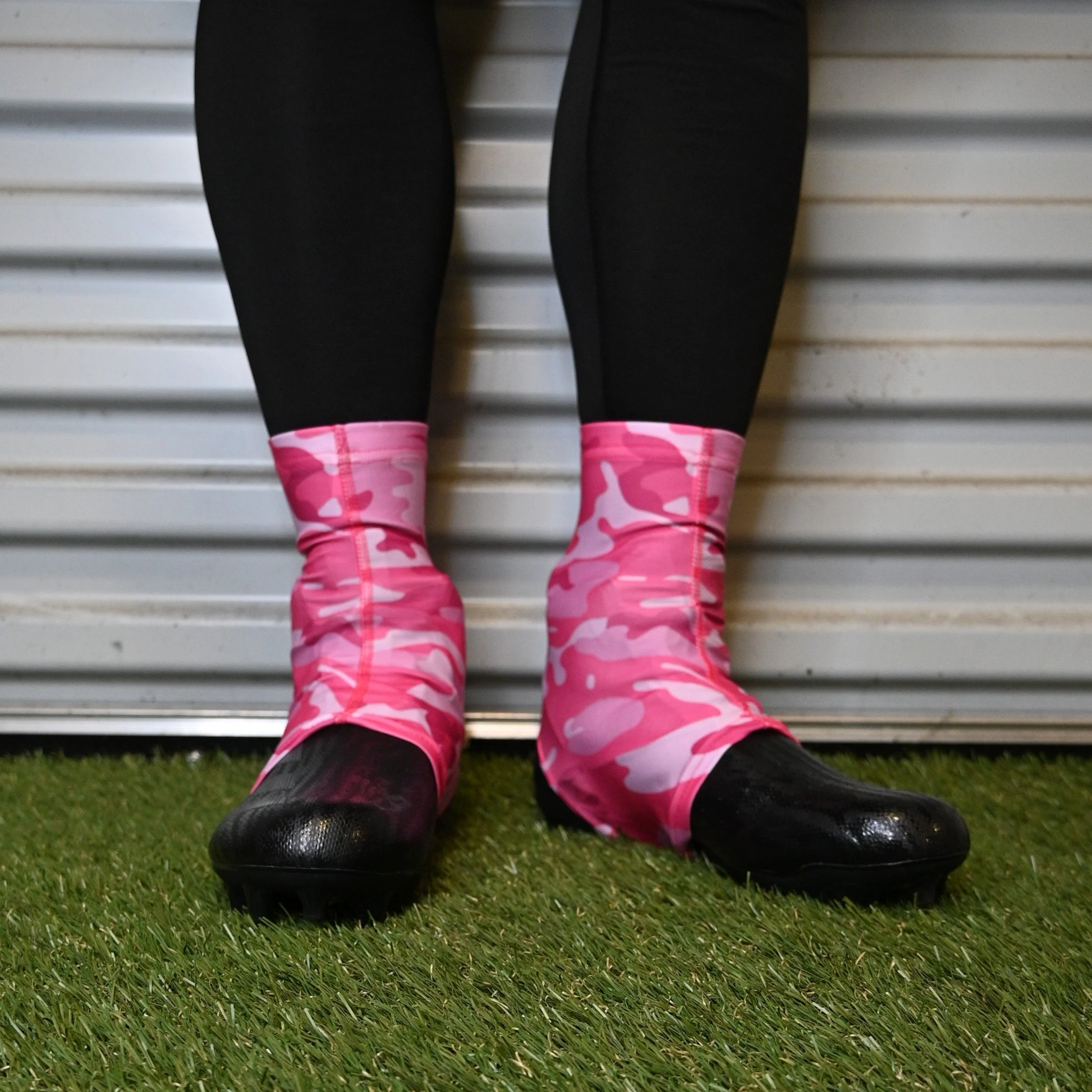 Elite Athletic Gear - Pink Camo Breast Cancer Awareness Cross Cleat Covers - Image 3