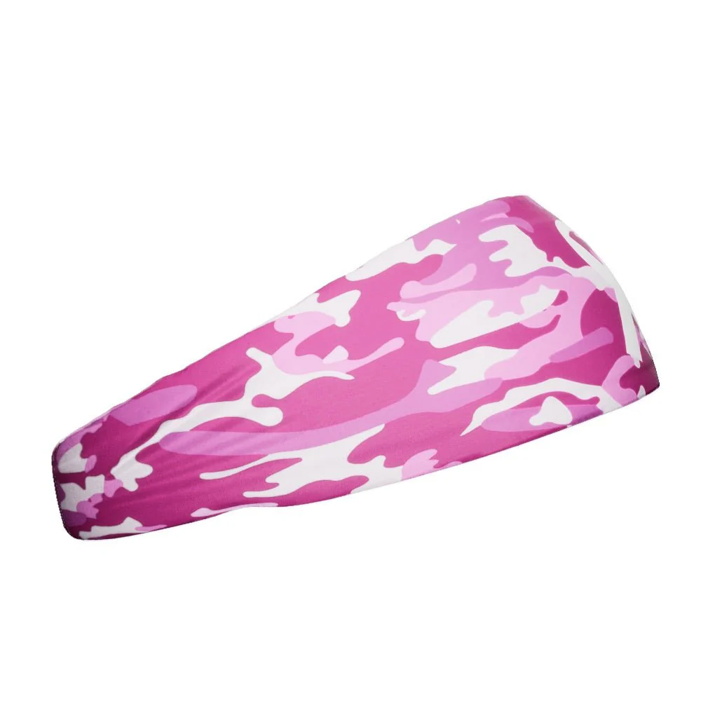 Elite Athletic Gear - Pink Camo Breast Cancer Headband - Image 2