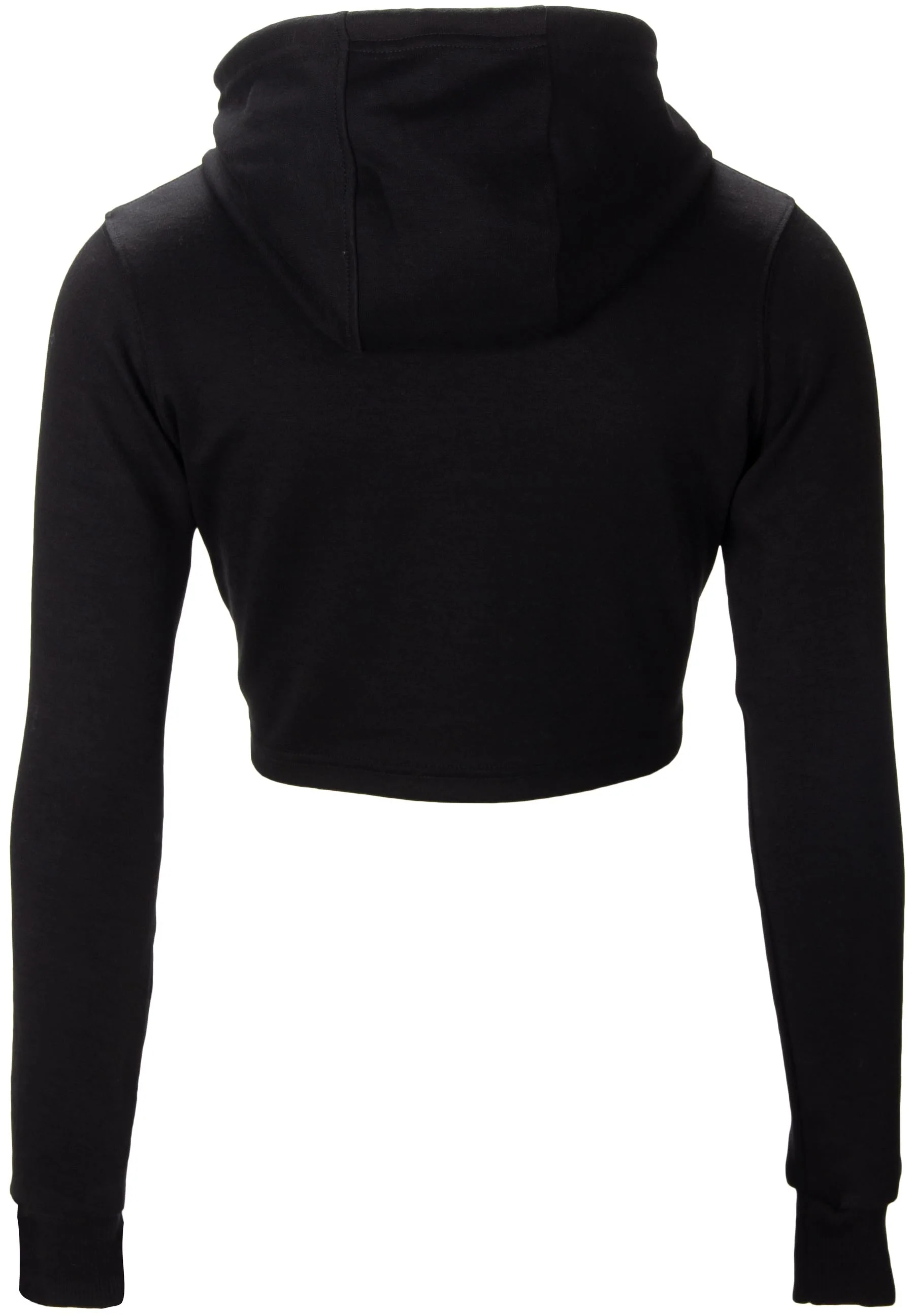 Gorilla Wear - Pixley Crop Top Hoodie - Black - Image 7