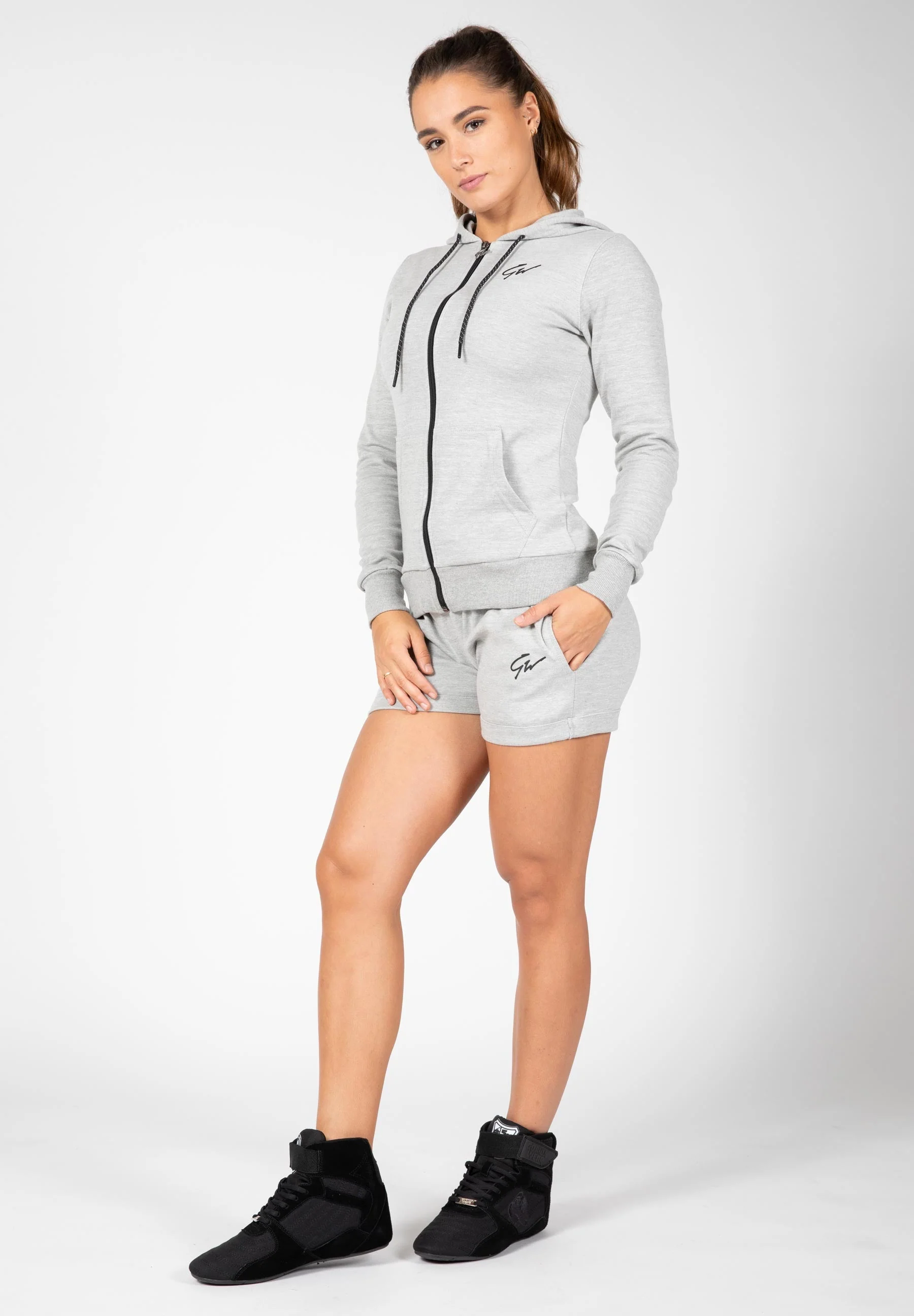 Gorilla Wear - Pixley Zipped Hoodie - Gray - Image 3