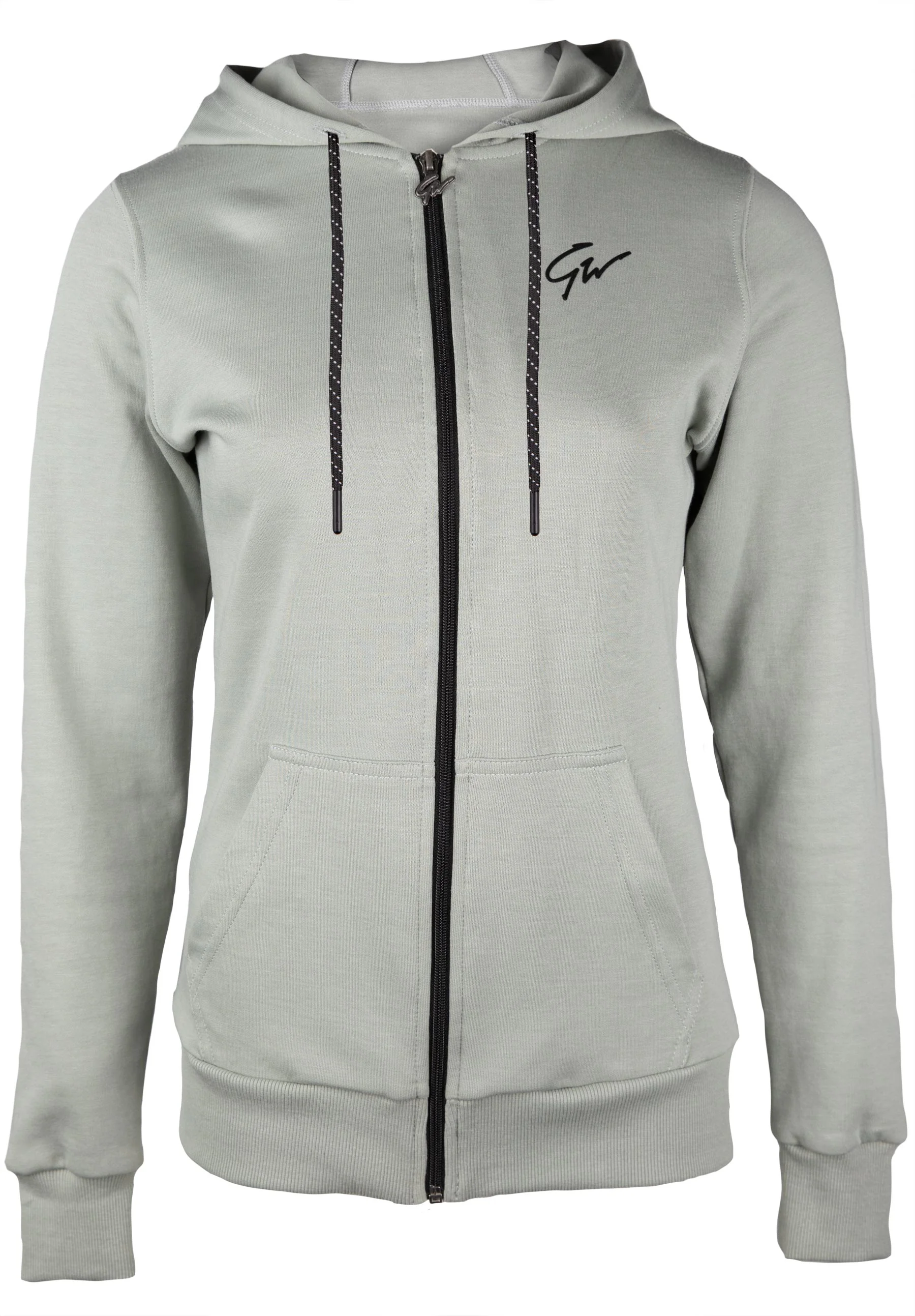 Gorilla Wear - Pixley Zipped Hoodie - Light Green - Image 6
