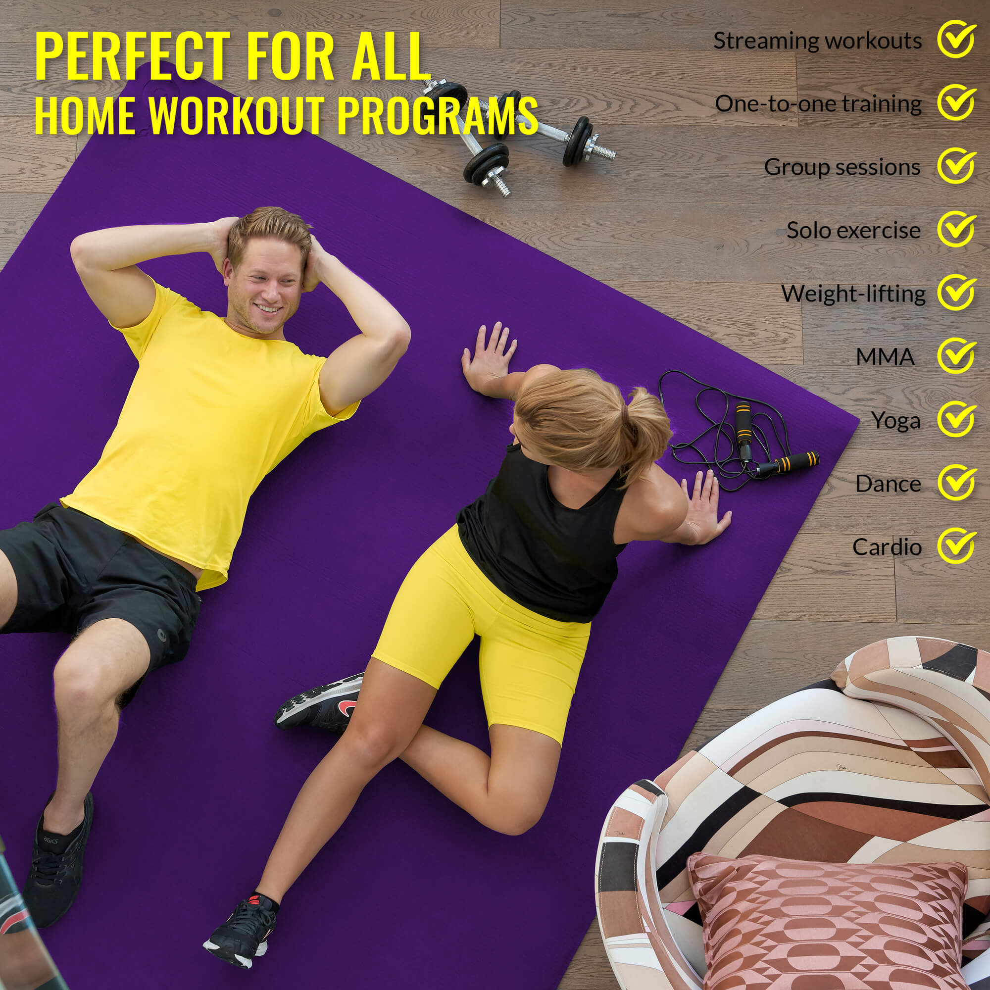 ActiveGear - Premium Large Exercise Mats - Image 11