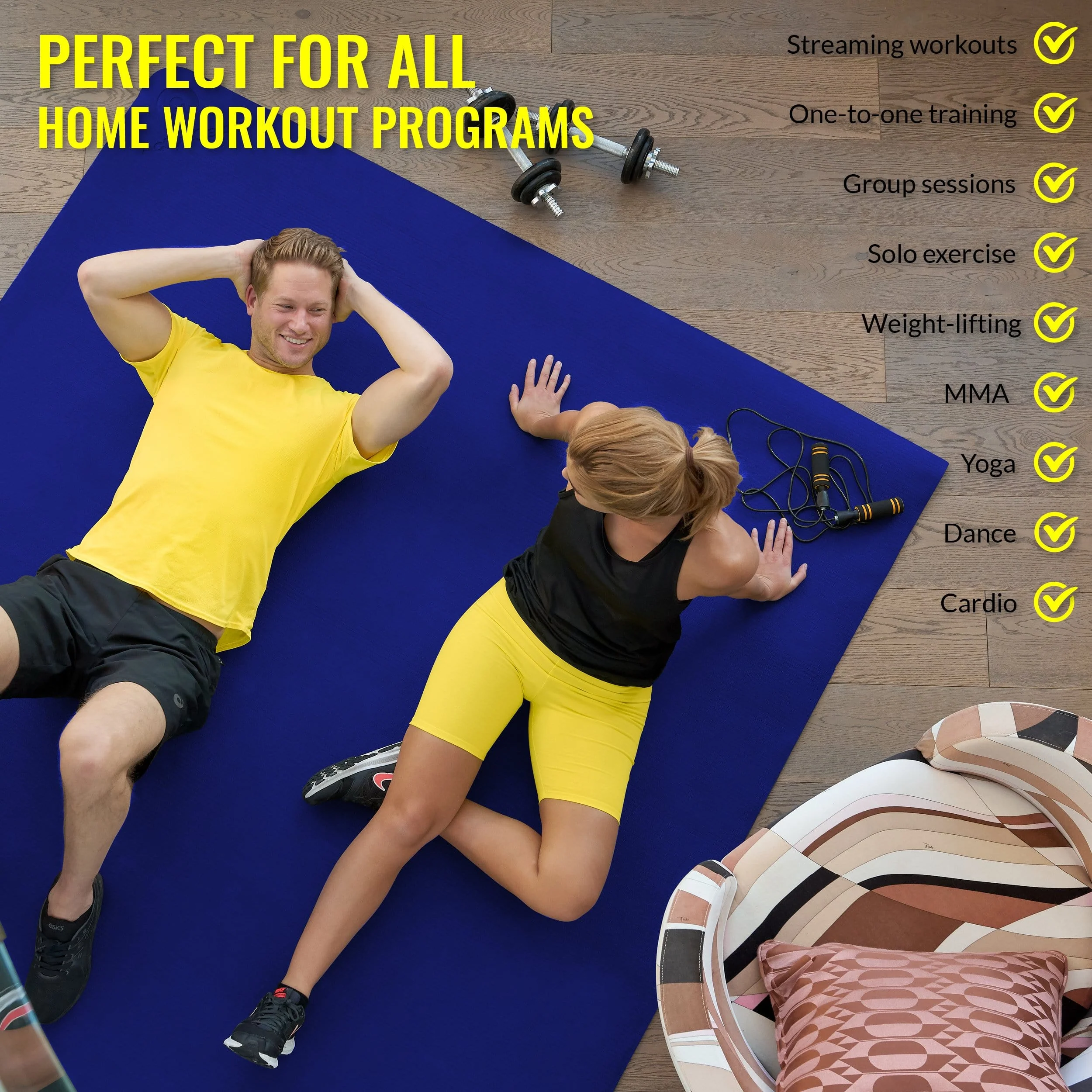 ActiveGear - Premium Large Exercise Mats - Image 20