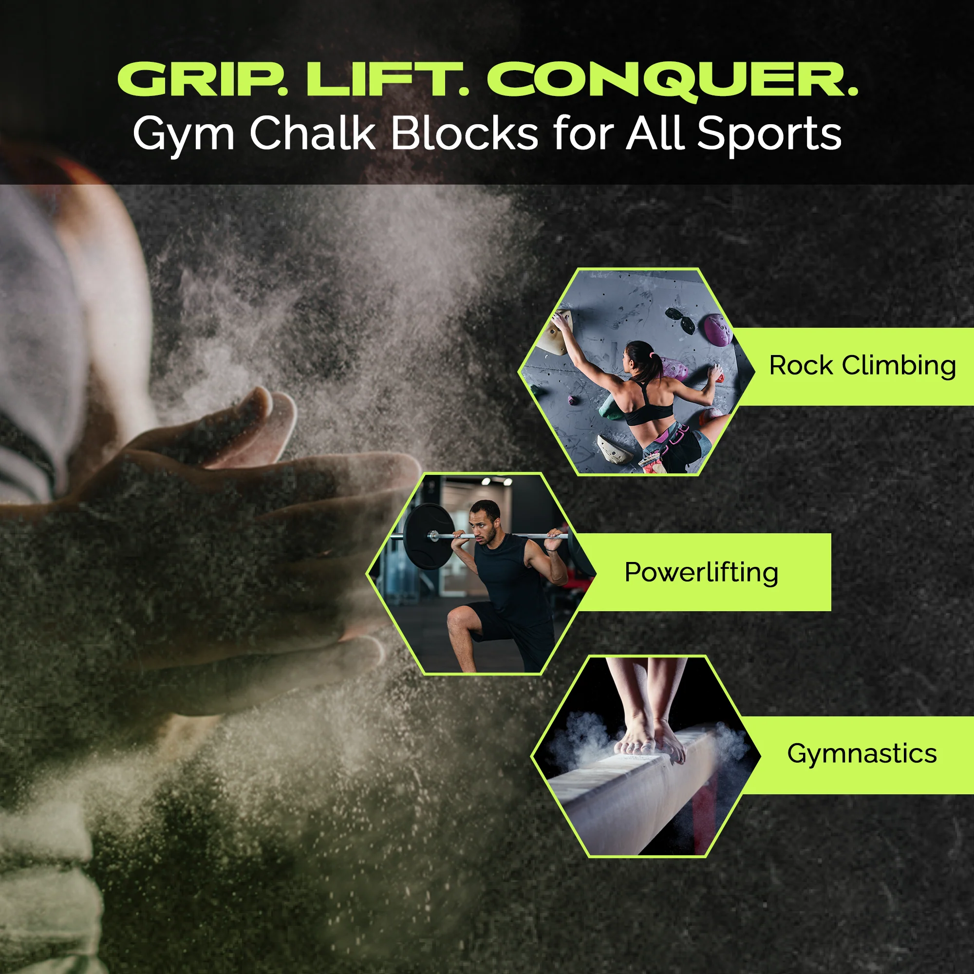 Rage Fitness - Premium Magnesium Block Chalk – Lab‑tested. Rugged. Ready for real workouts. - Image 6