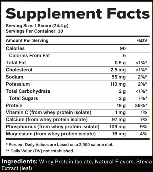 Szn Supplements - Pro-SZN Vanilla Whey Protein - Image 4