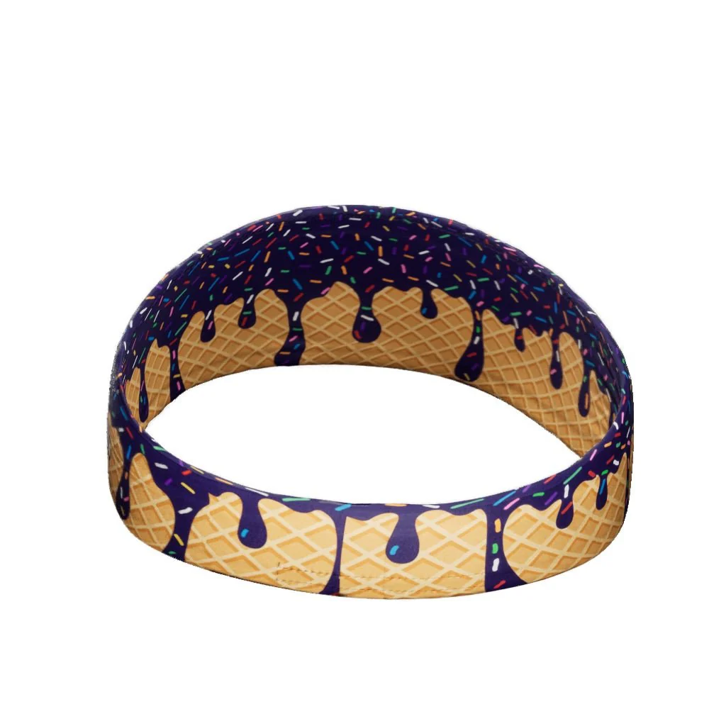 Elite Athletic Gear - Purple Ice Cream Headband - Image 3