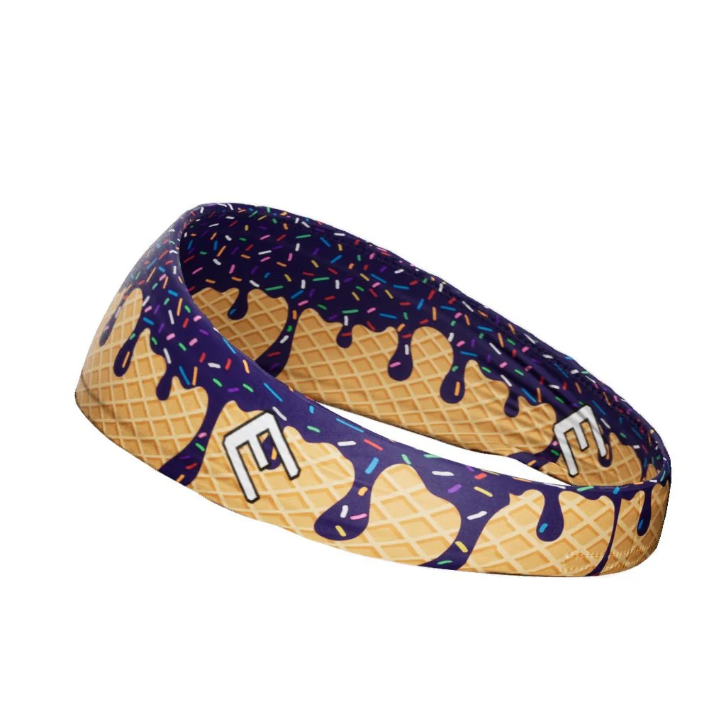 Elite Athletic Gear - Purple Ice Cream Headband - Image 4