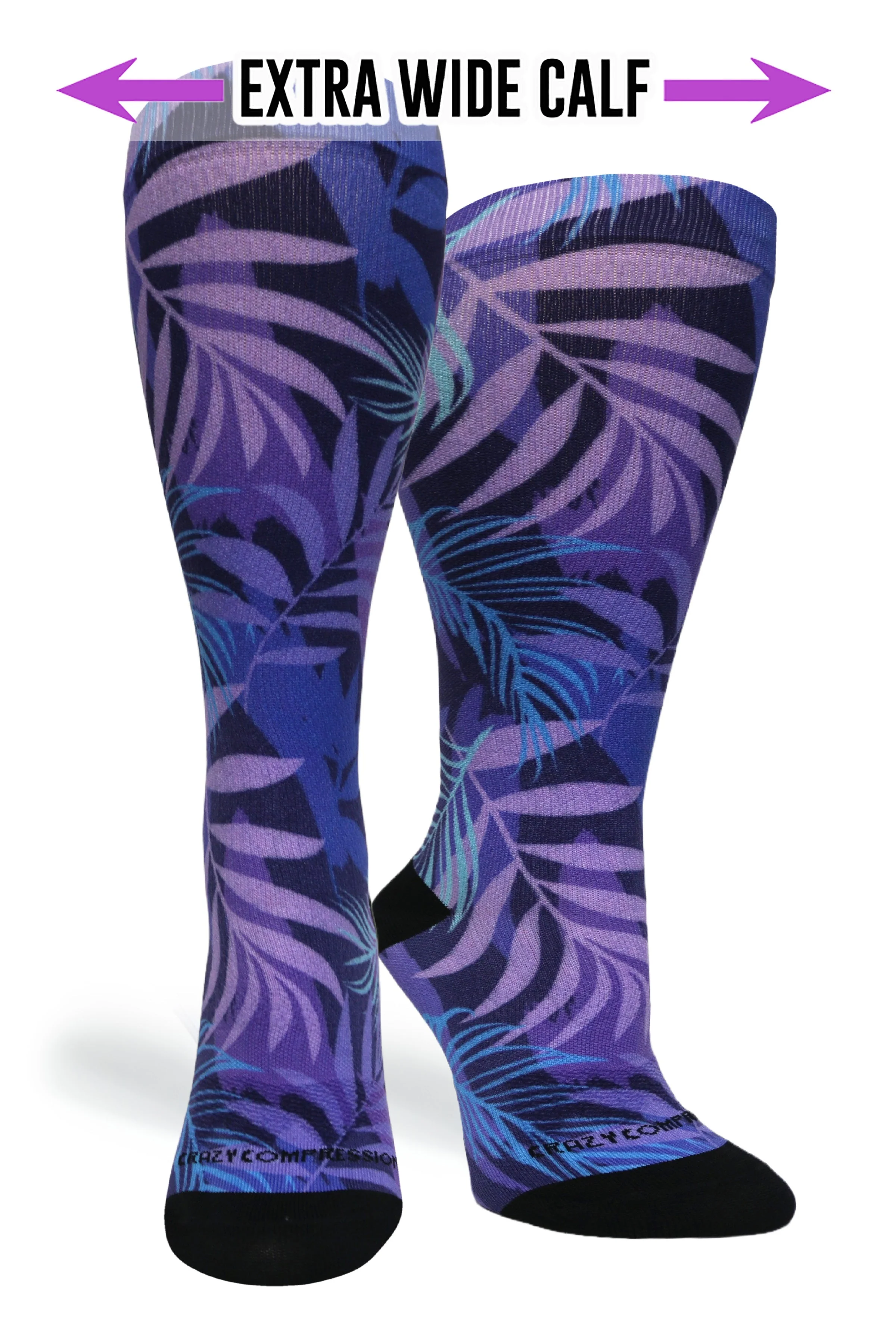 Crazy Compression - Purple Jungle - (Standard & Extra Wide) - Image 2