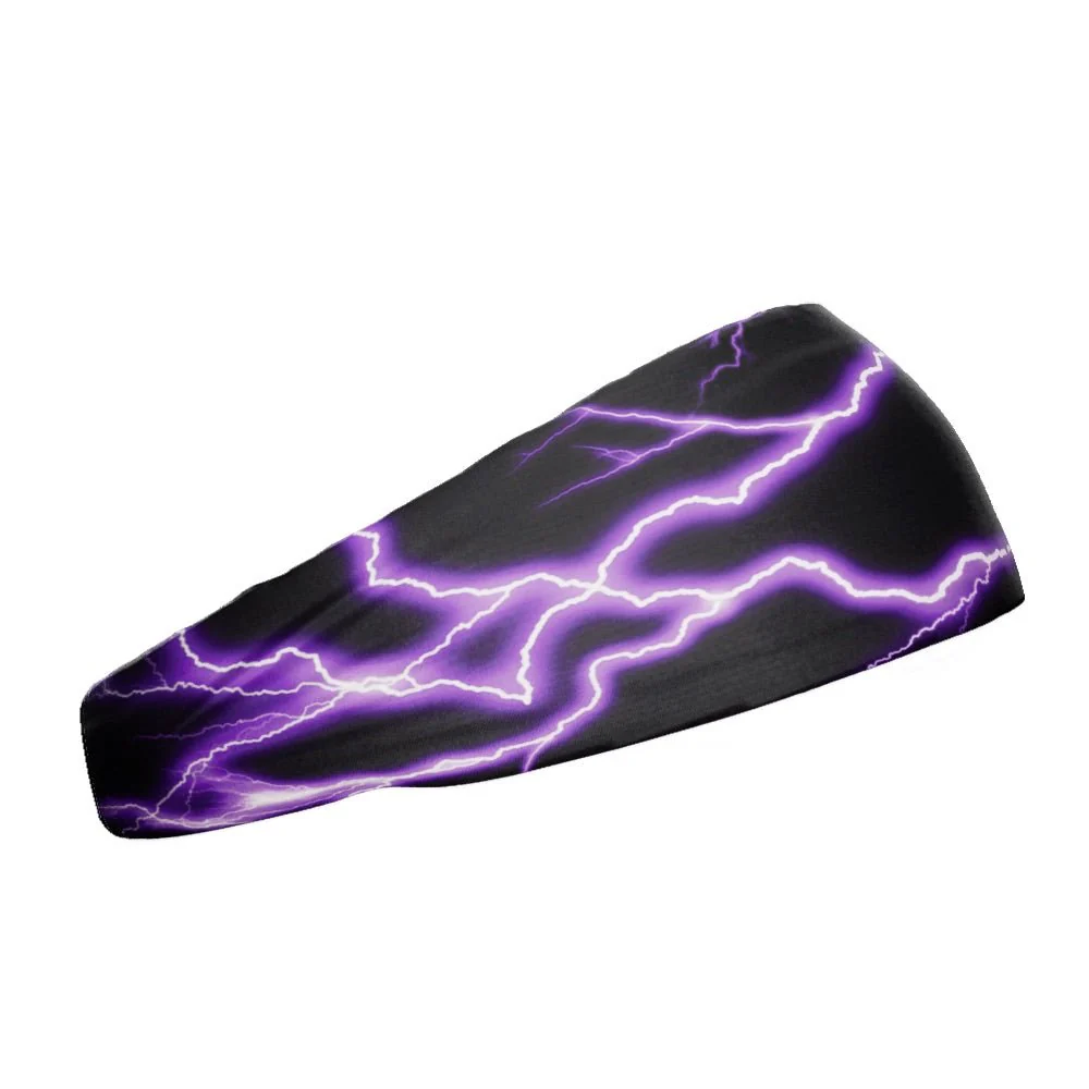 Elite Athletic Gear - Purple lightning headband - Image 2