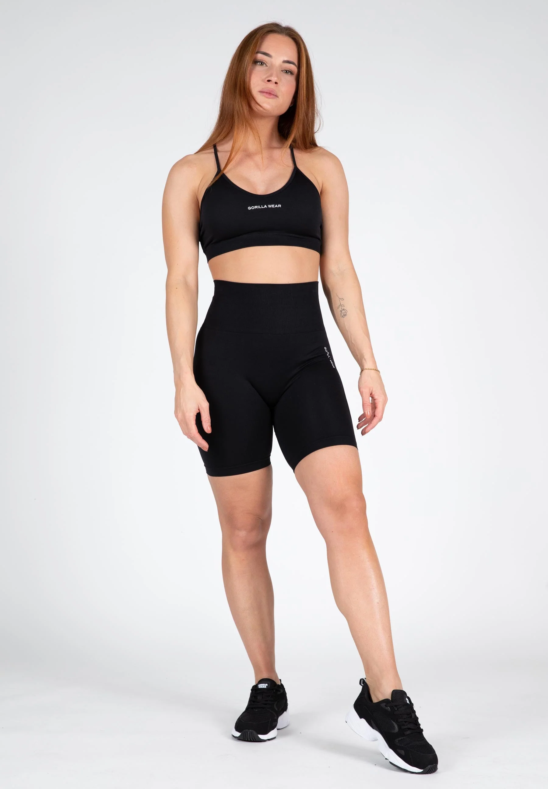Gorilla Wear - Quincy Seamless Cycling Shorts - Black - Image 2