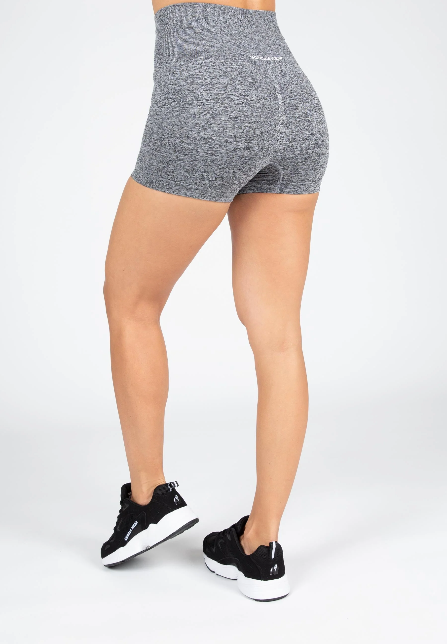 Gorilla Wear - Quincy Seamless Shorts - Gray Melange - Image 5