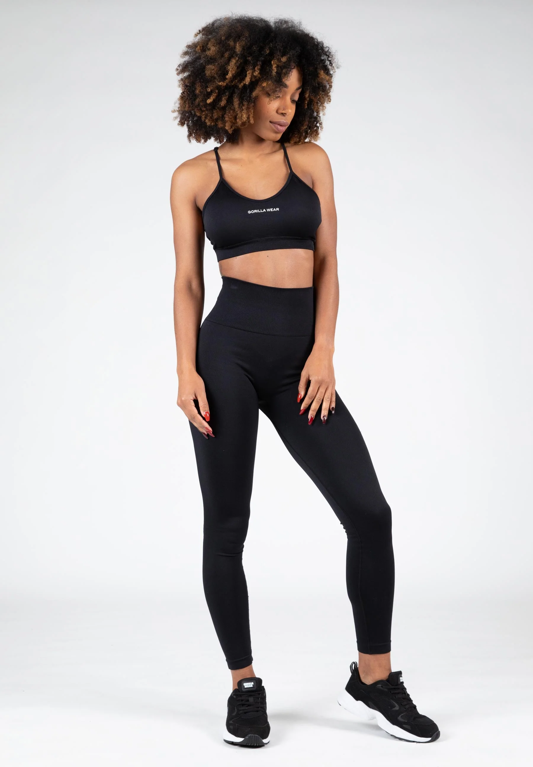 Gorilla Wear - Quincy Seamless Sport Bra - Black - Image 2