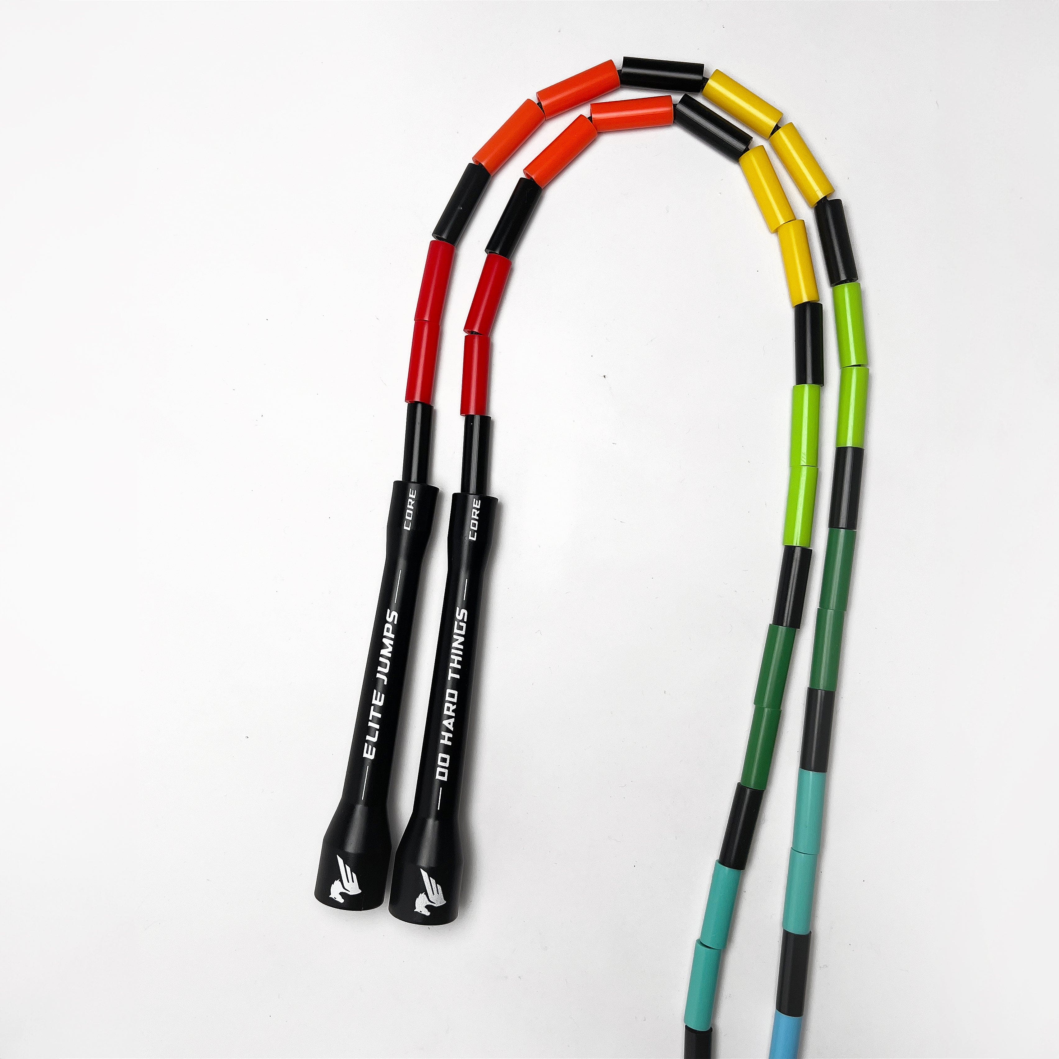 Elite Jumps - Rainbow Redux - 1" Beaded Jump Rope - Image 6