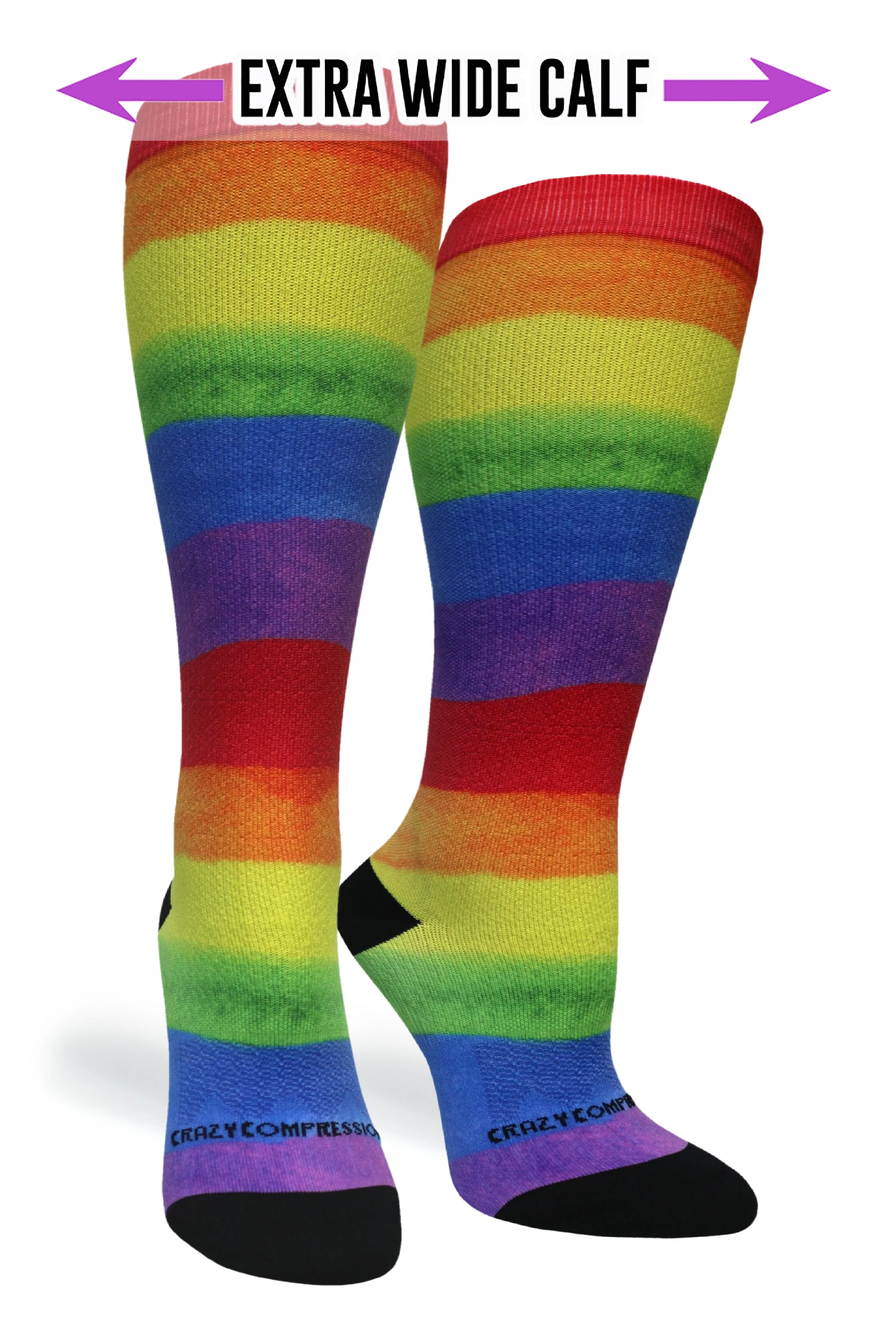 Crazy Compression - Rainbow Paint - (Standard & Extra Wide) - Image 2