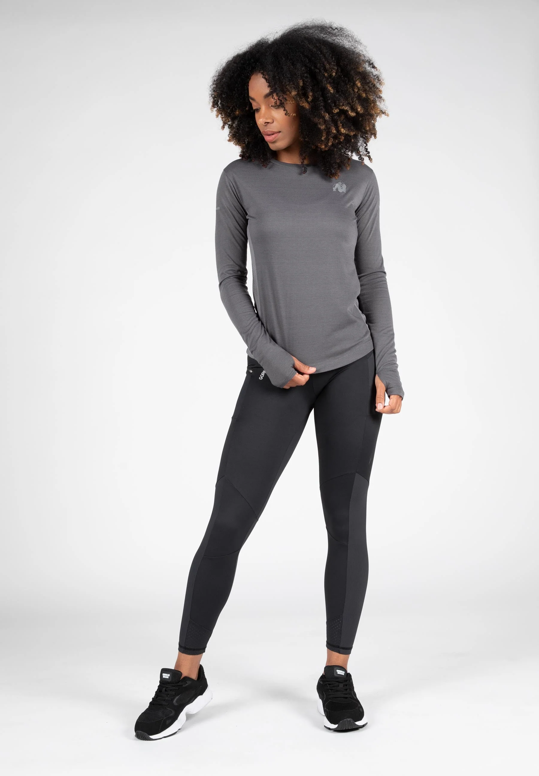 Gorilla Wear - Raleigh Long Sleeve - Gray - Image 3