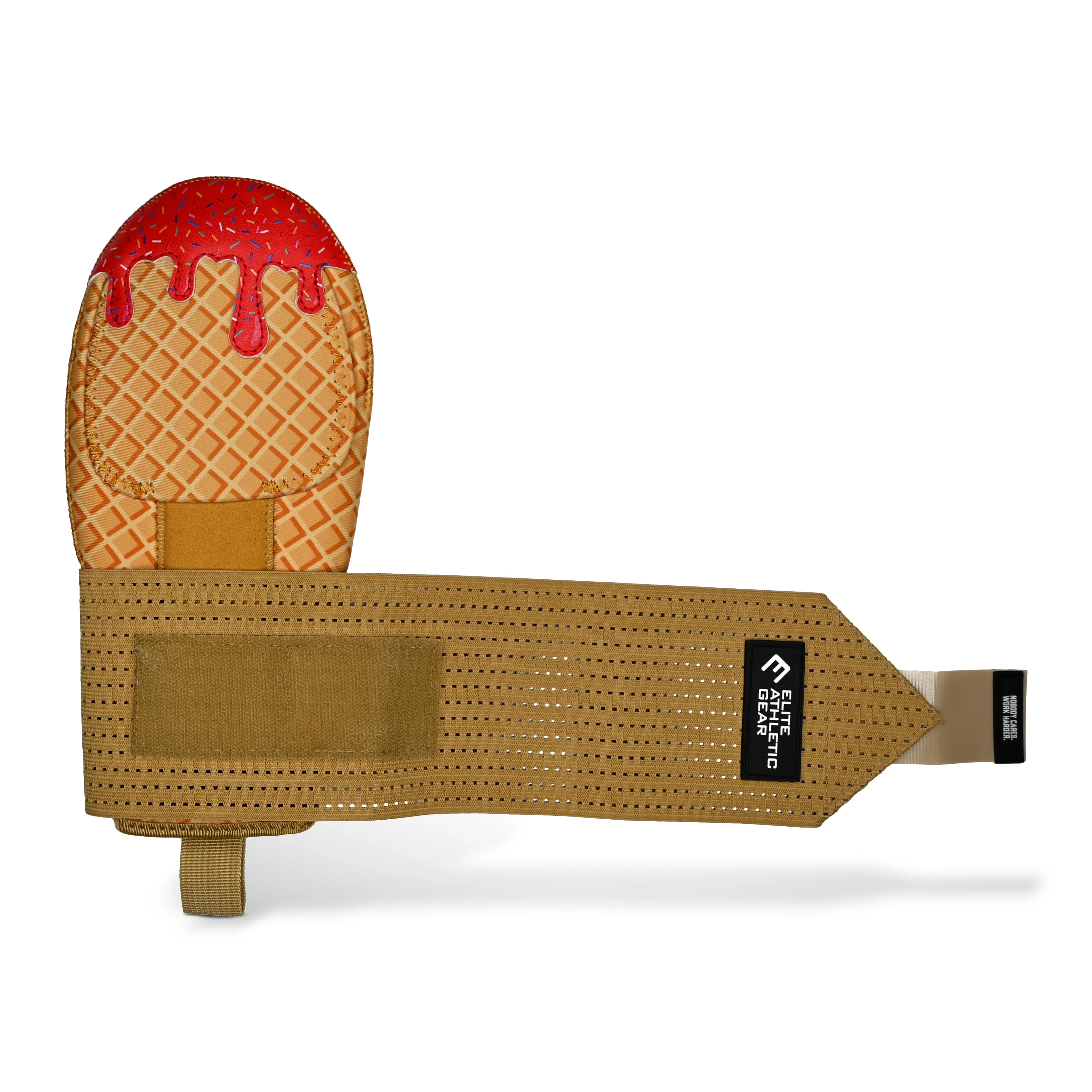 Elite Athletic Gear - Red ice cream sliding mitt - Image 2