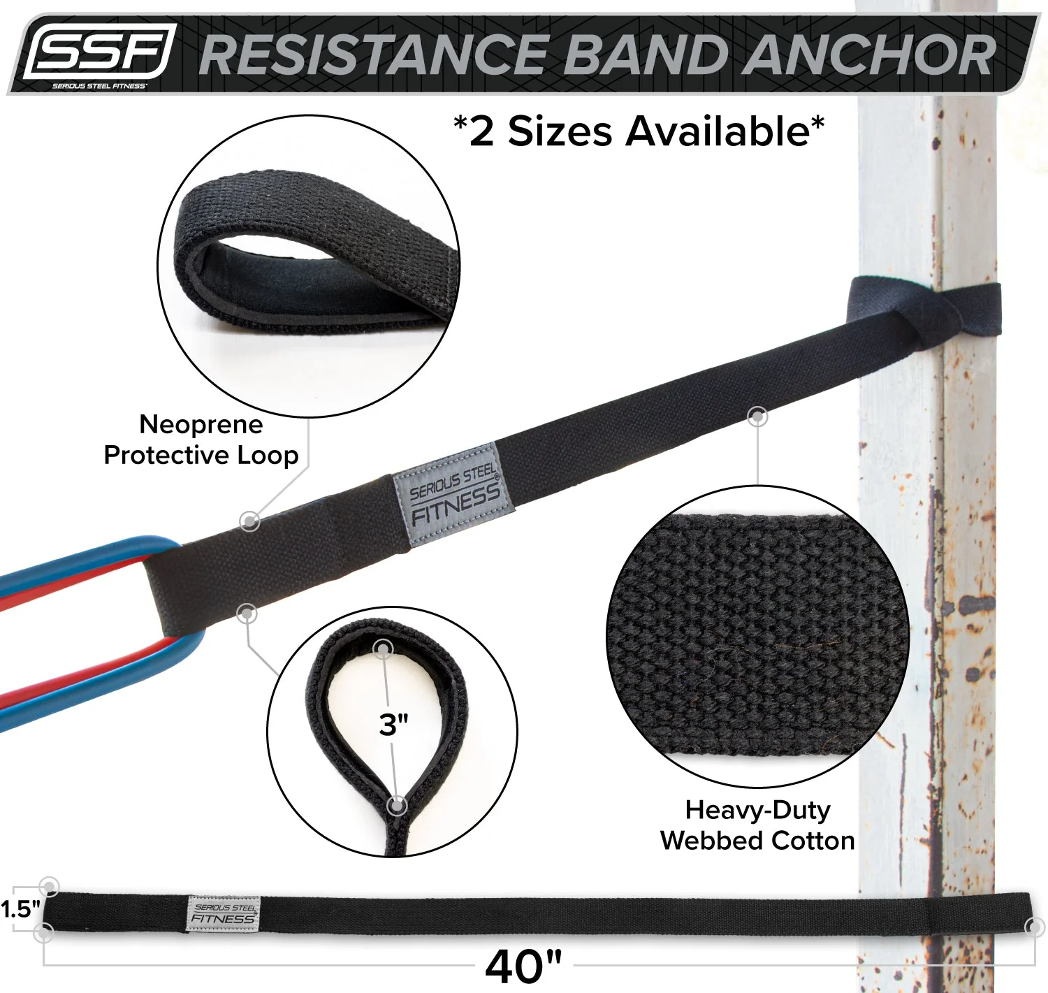 Serious Steel Fitness - Resistance Band & Tube Anchor - Image 12