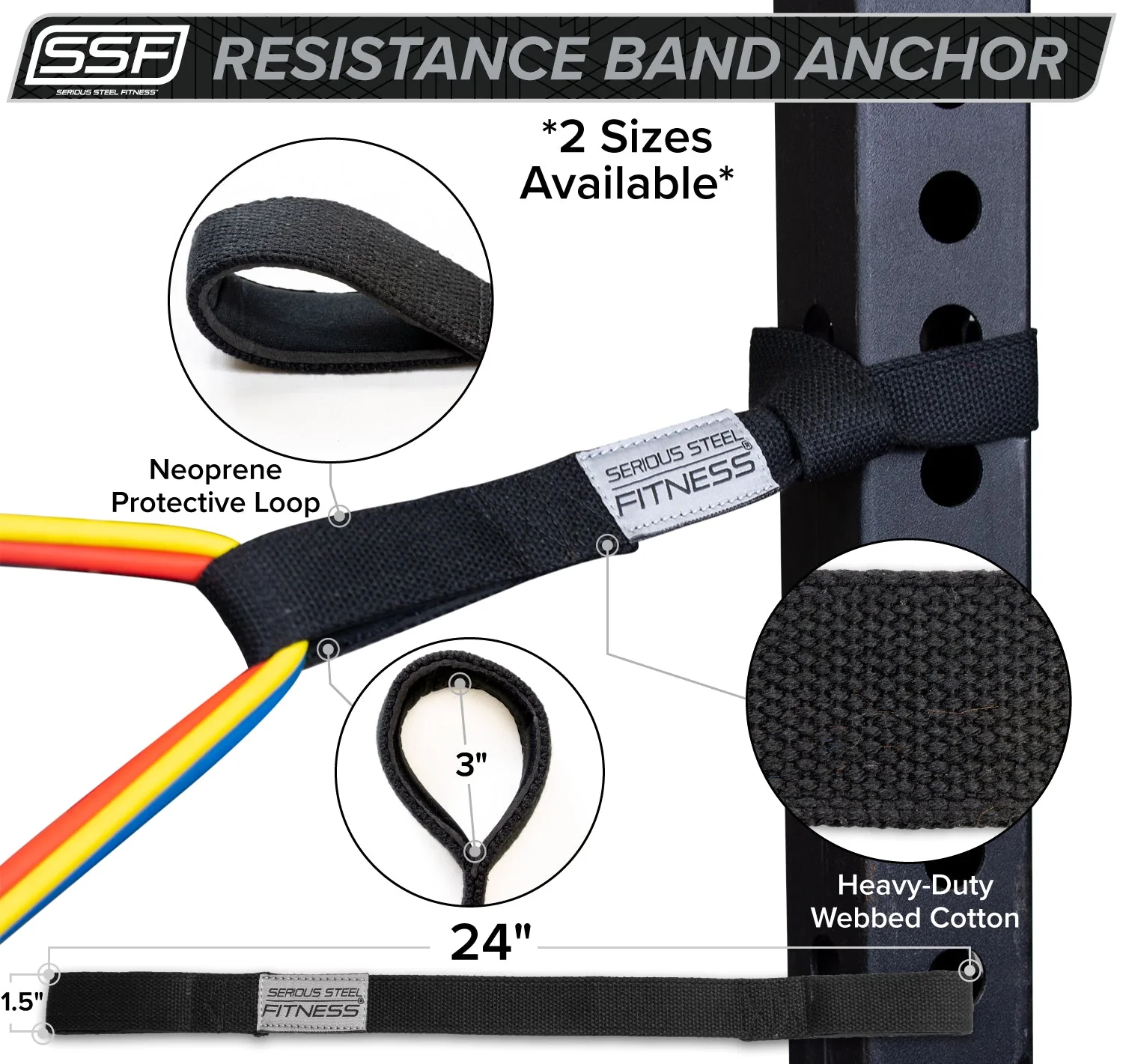 Serious Steel Fitness - Resistance Band & Tube Anchor - Image 6