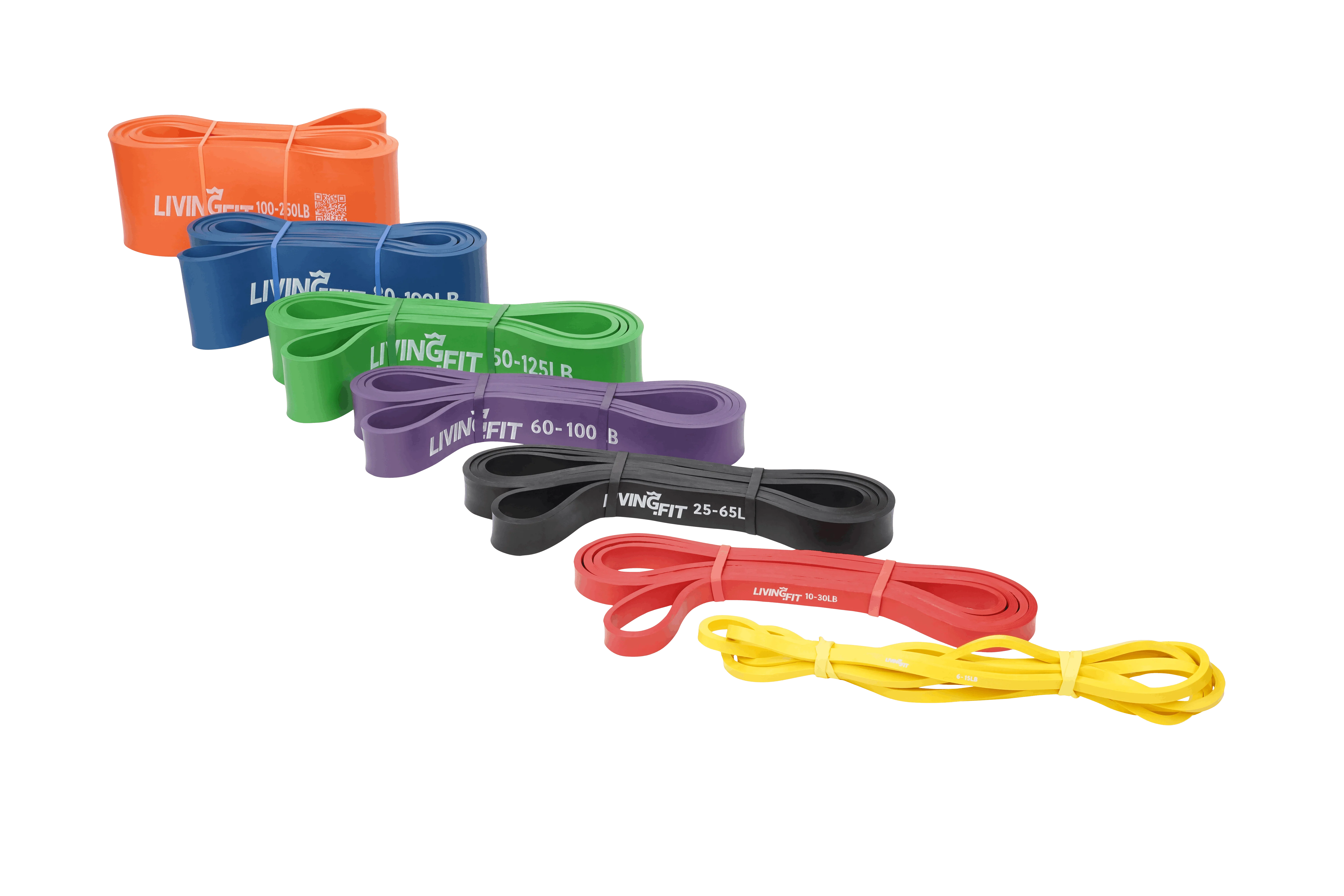 Living.Fit - Resistance Bands – Strength, Flexibility & Pull-Up Assistance - 41" - Image 4