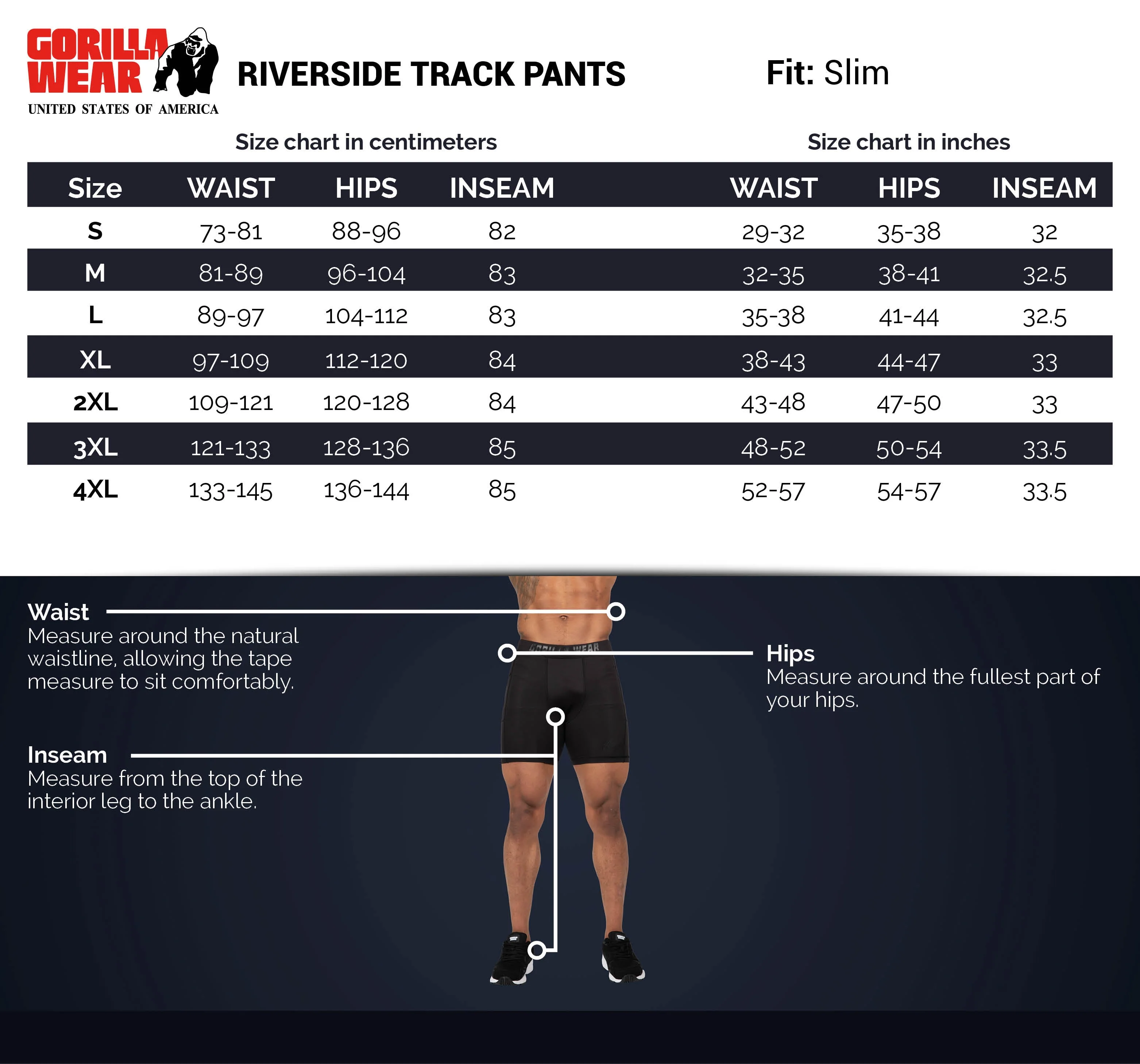 Gorilla Wear - Riverside Track Pants - Black - Image 13