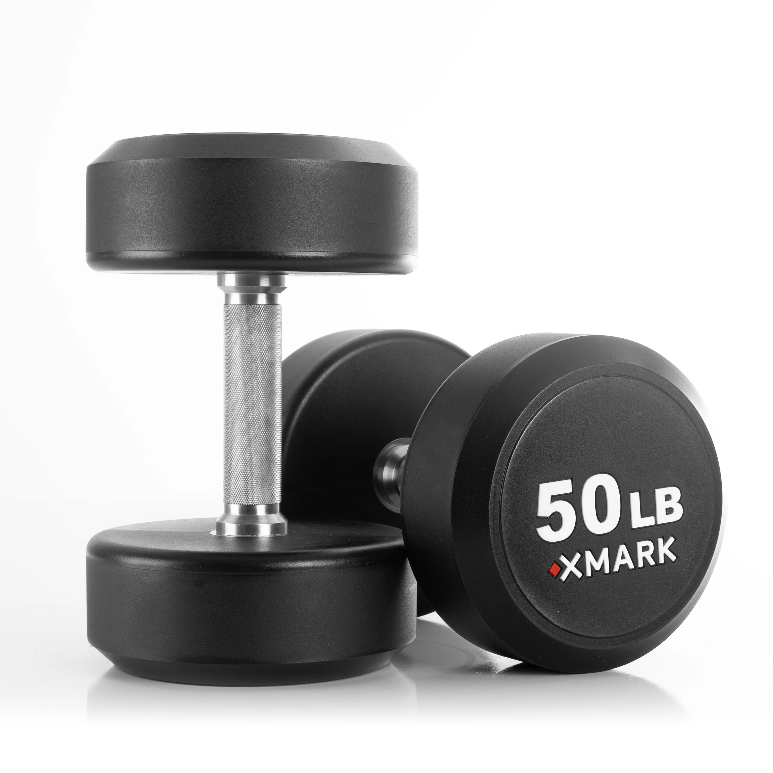 XMARK - Round Commercial Urethane Dumbbells (5-50 lb and 5-75 lb Sets) - Image 10
