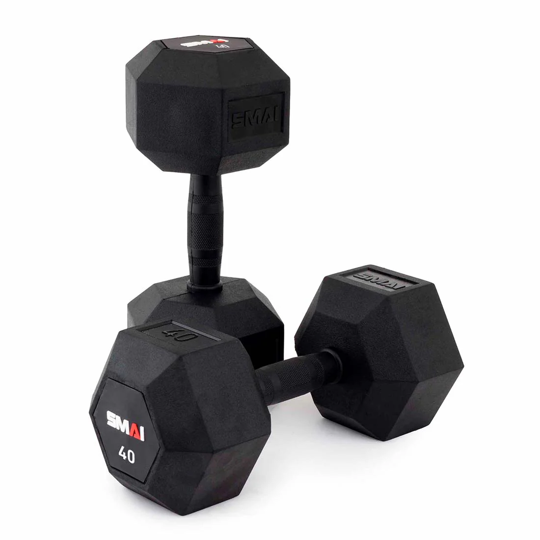 SMAI - Rubber Hex Dumbbells (Pair) - Image 9