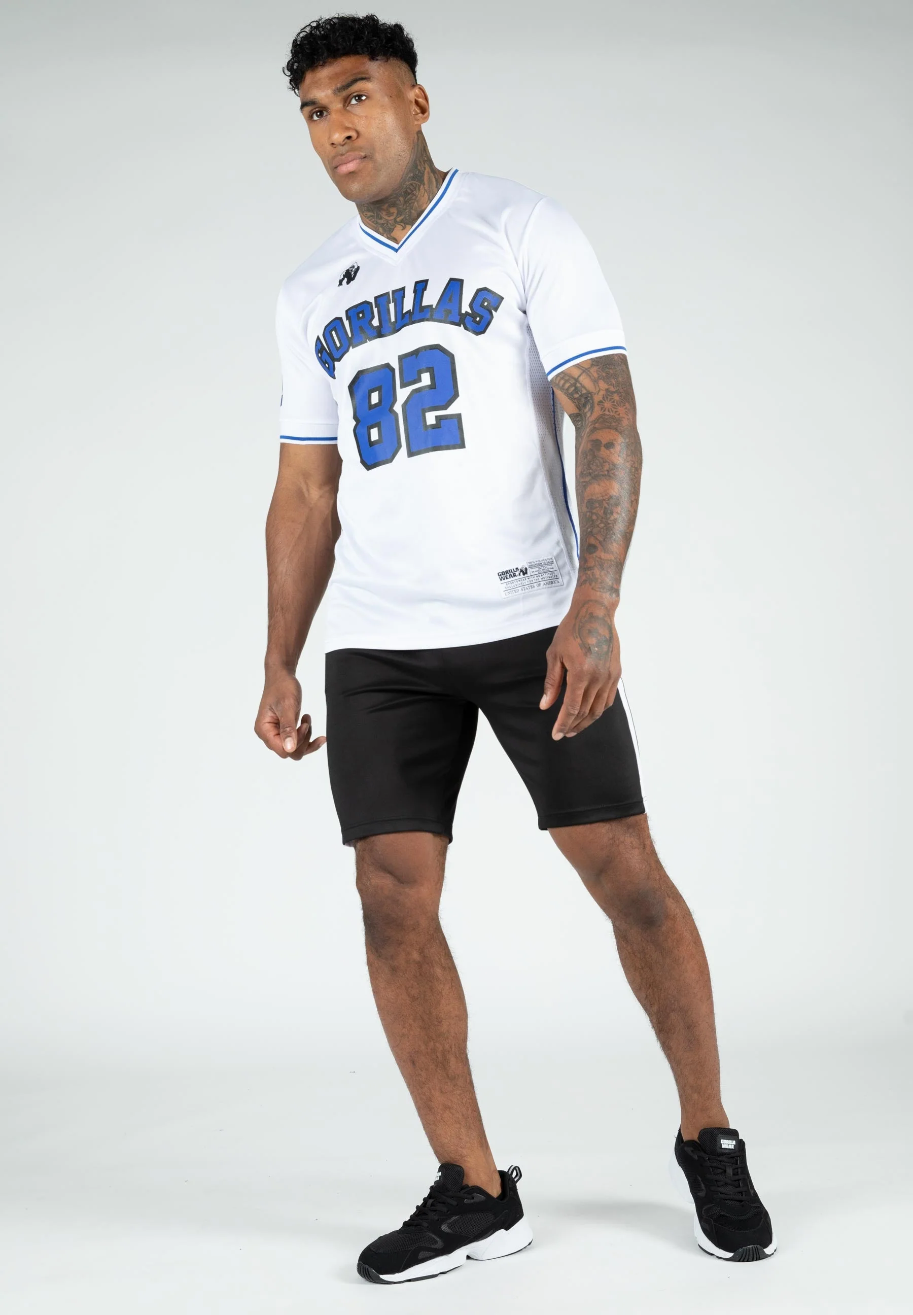 Gorilla Wear - San Mateo T-Shirt - White/Blue - Image 2