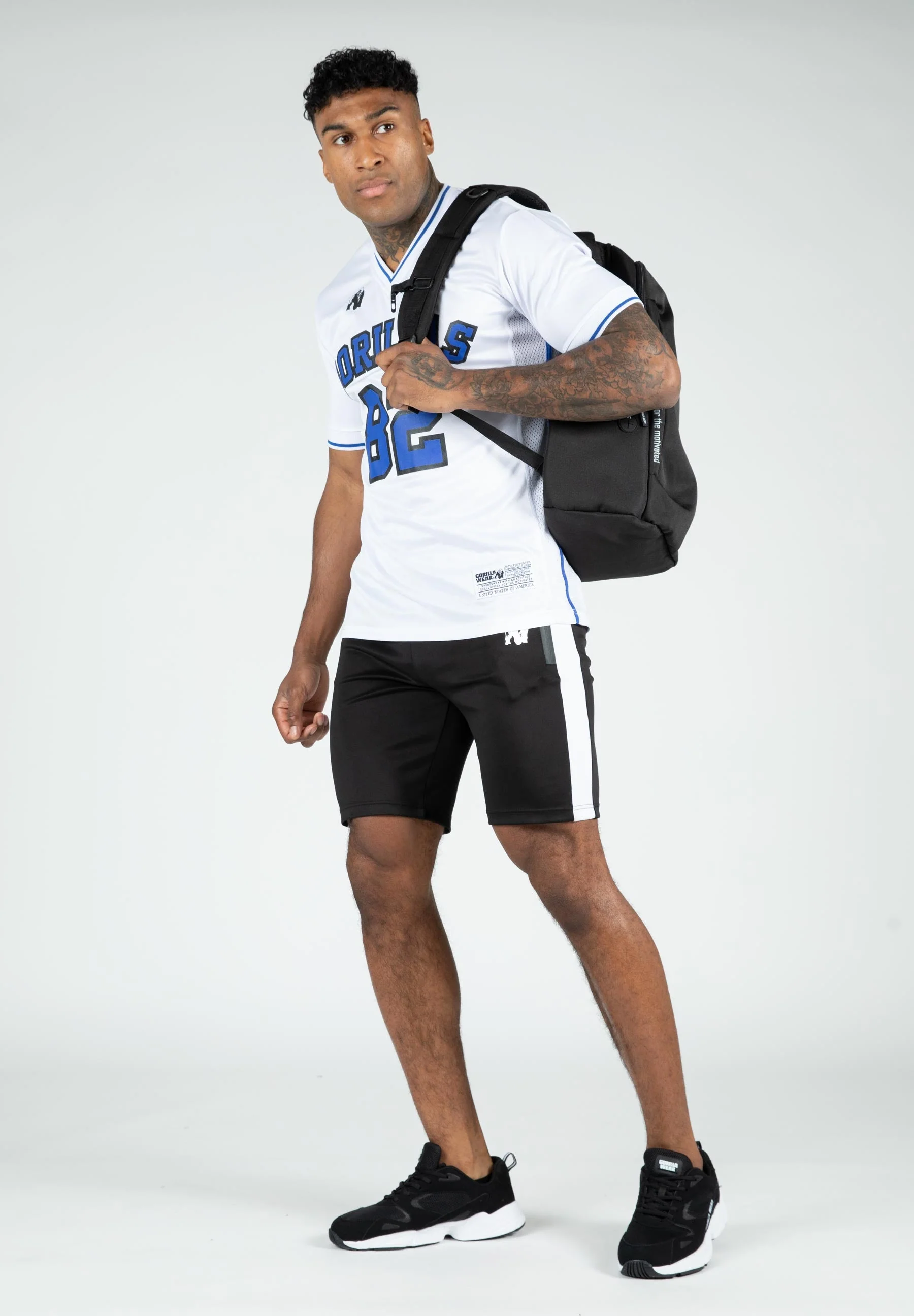 Gorilla Wear - San Mateo T-Shirt - White/Blue - Image 6