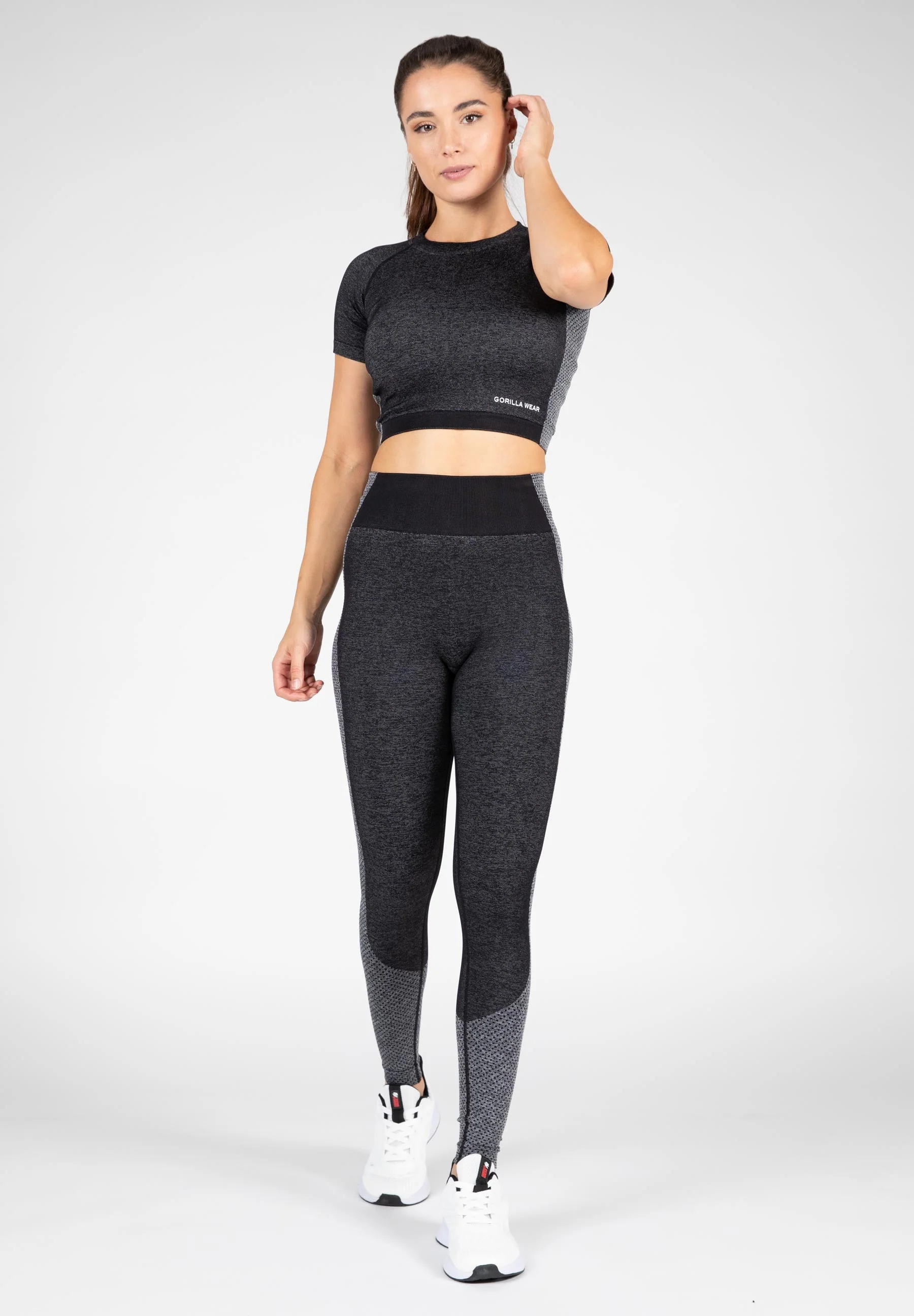 Gorilla Wear - Selah Seamless Crop Top - Black - Image 3