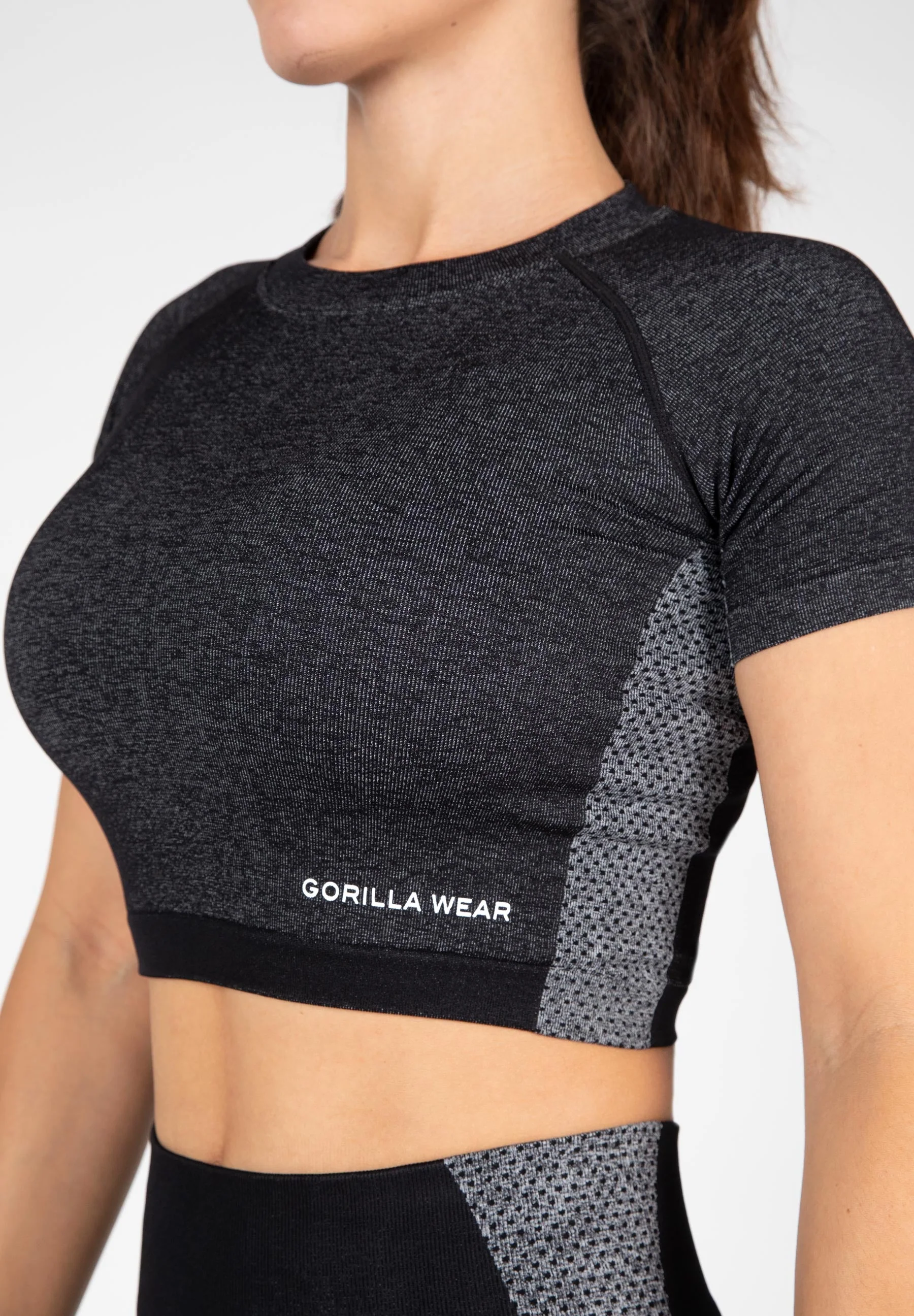 Gorilla Wear - Selah Seamless Crop Top - Black - Image 5