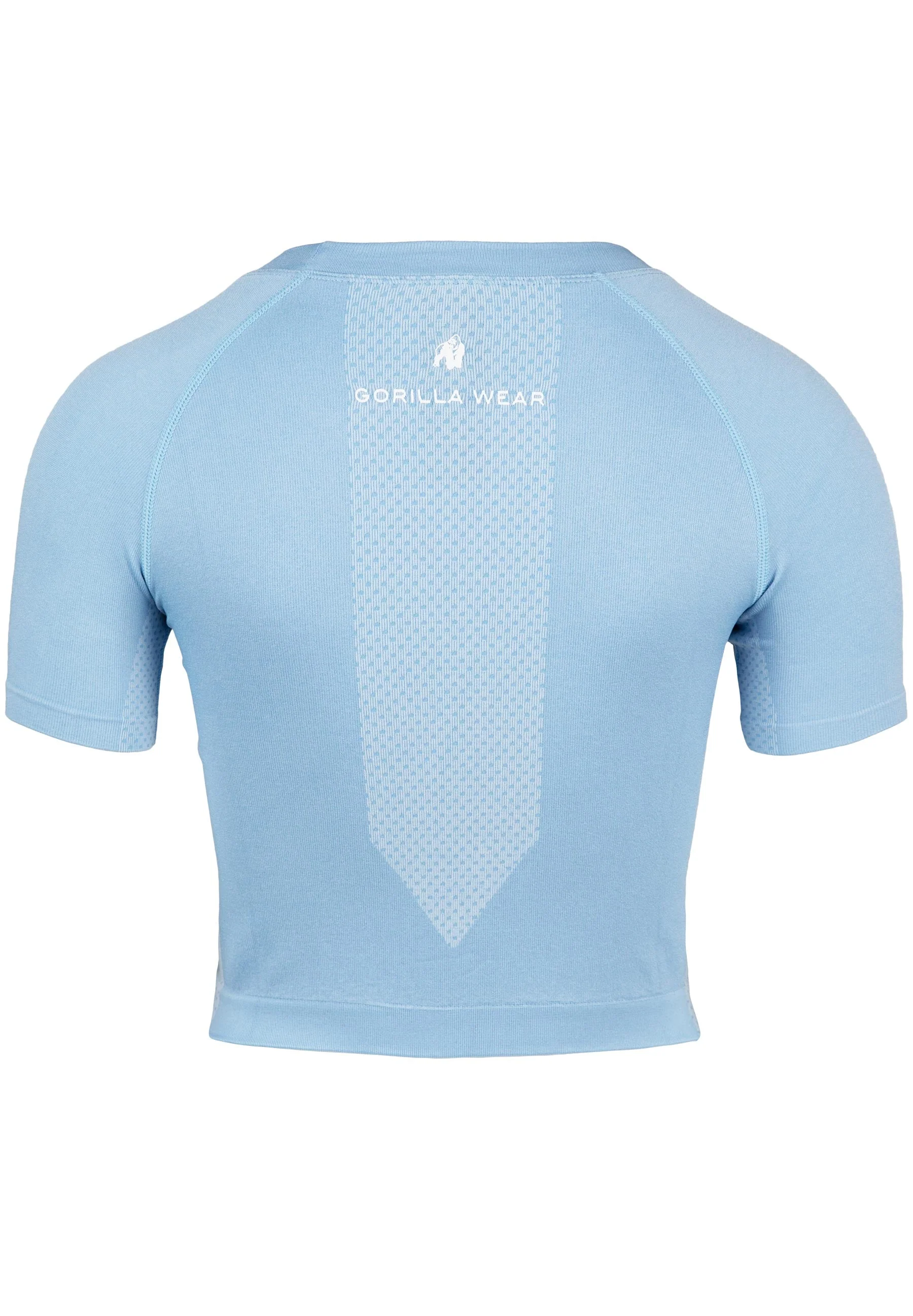 Gorilla Wear - Selah Seamless Crop Top - Light Blue - Image 7