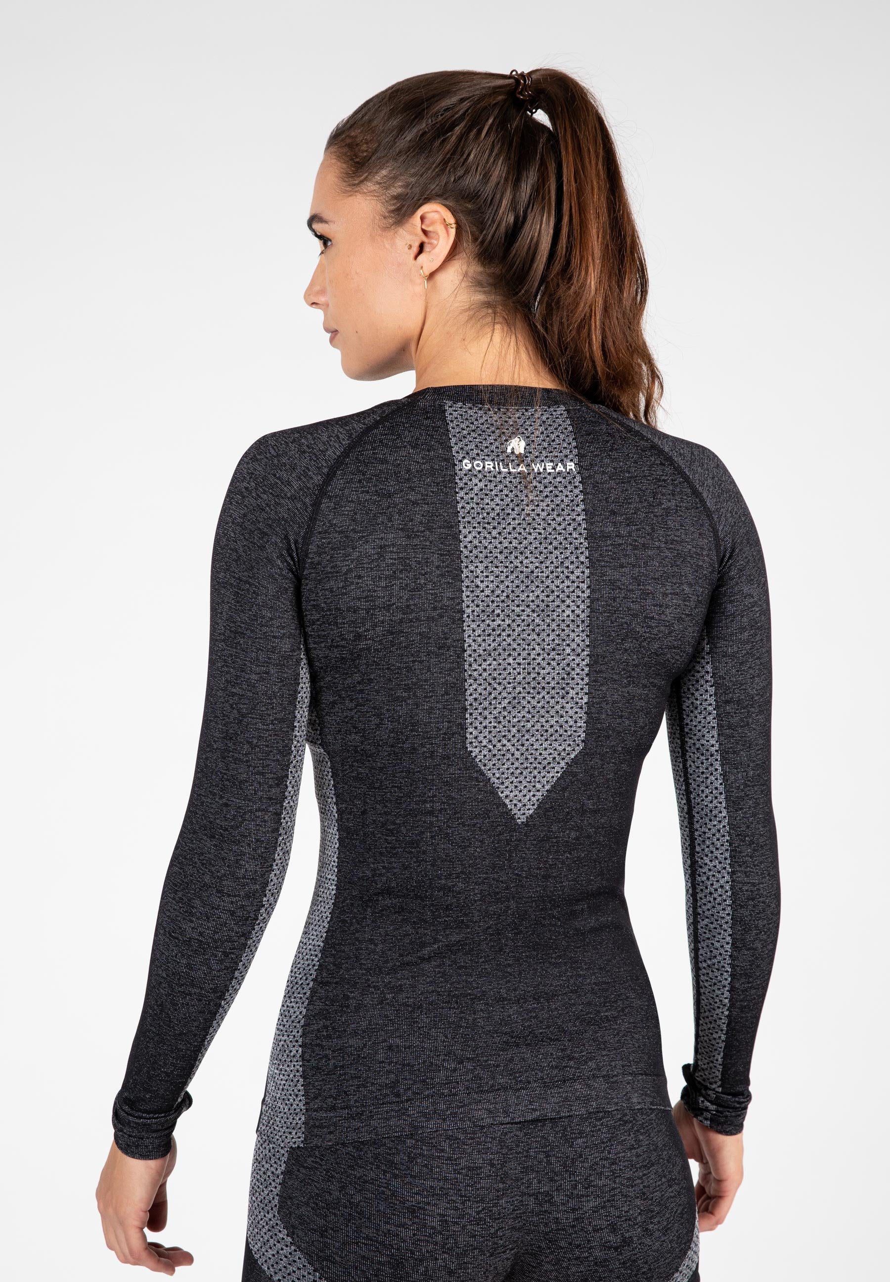 Gorilla Wear - Selah Seamless Long Sleeve- Black - Image 2