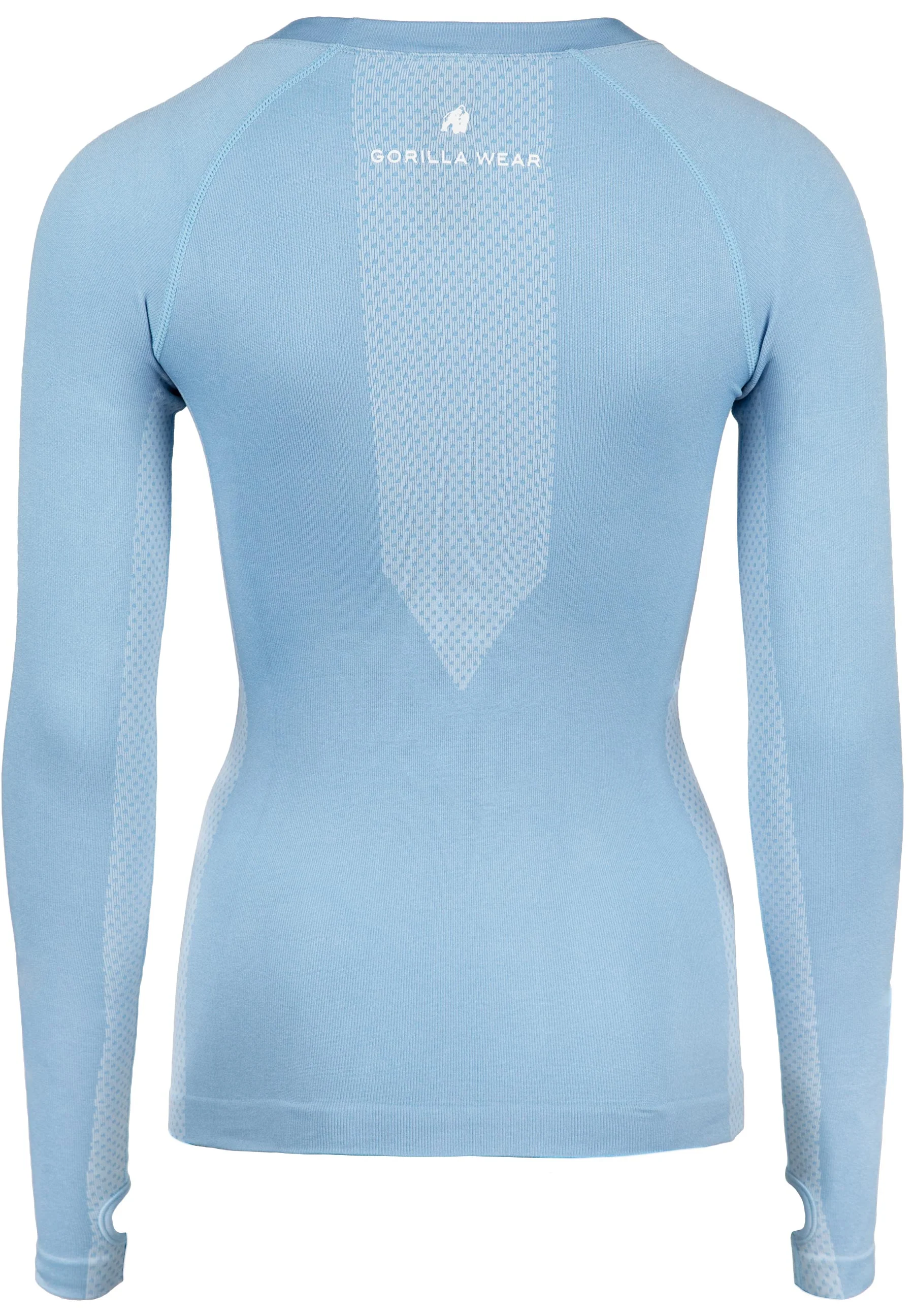 Gorilla Wear - Selah Seamless Long Sleeve - Light Blue - Image 7