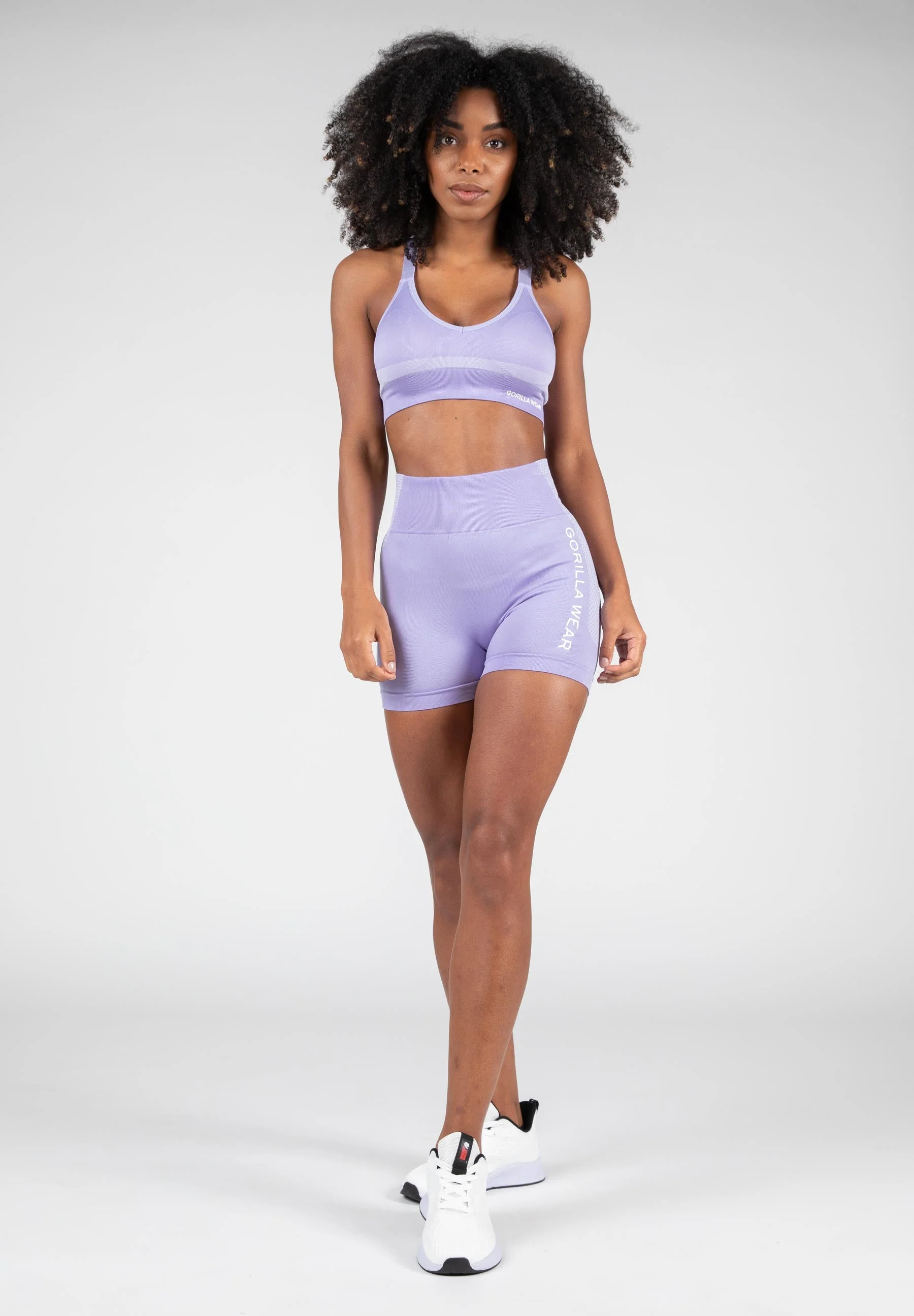 Gorilla Wear - Selah Seamless Shorts - Lilac - Image 4