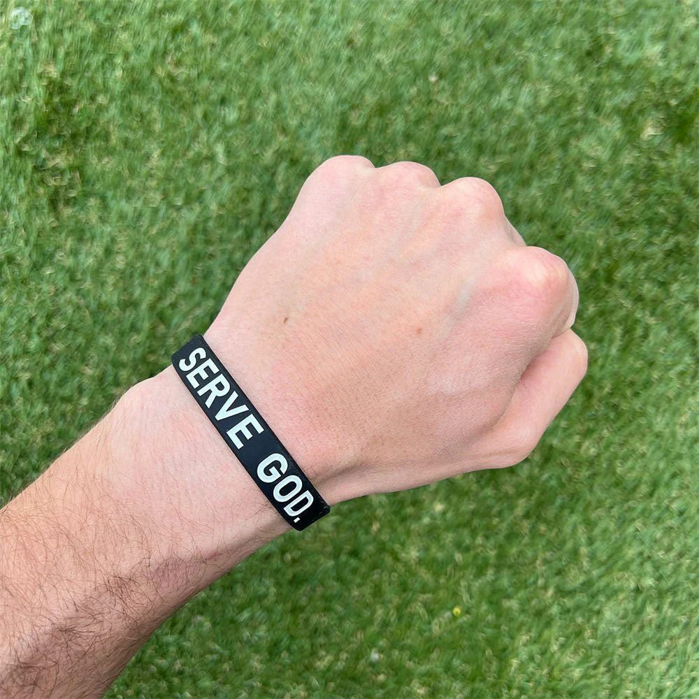 Elite Athletic Gear - Serve God Wristband - Image 2