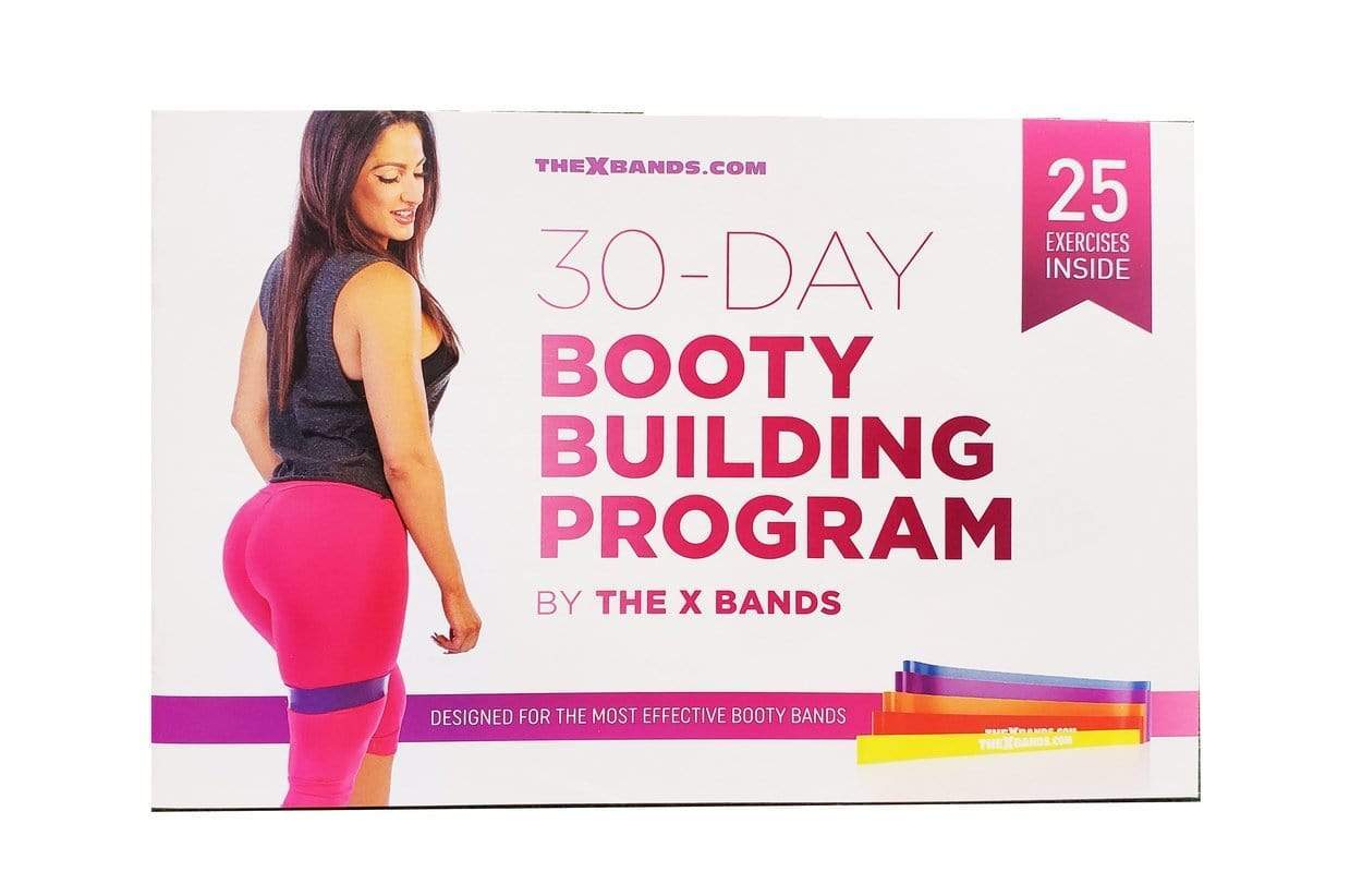 The X Bands - Set of 4 Fabric Booty Building Bands with Guide Book - Image 4