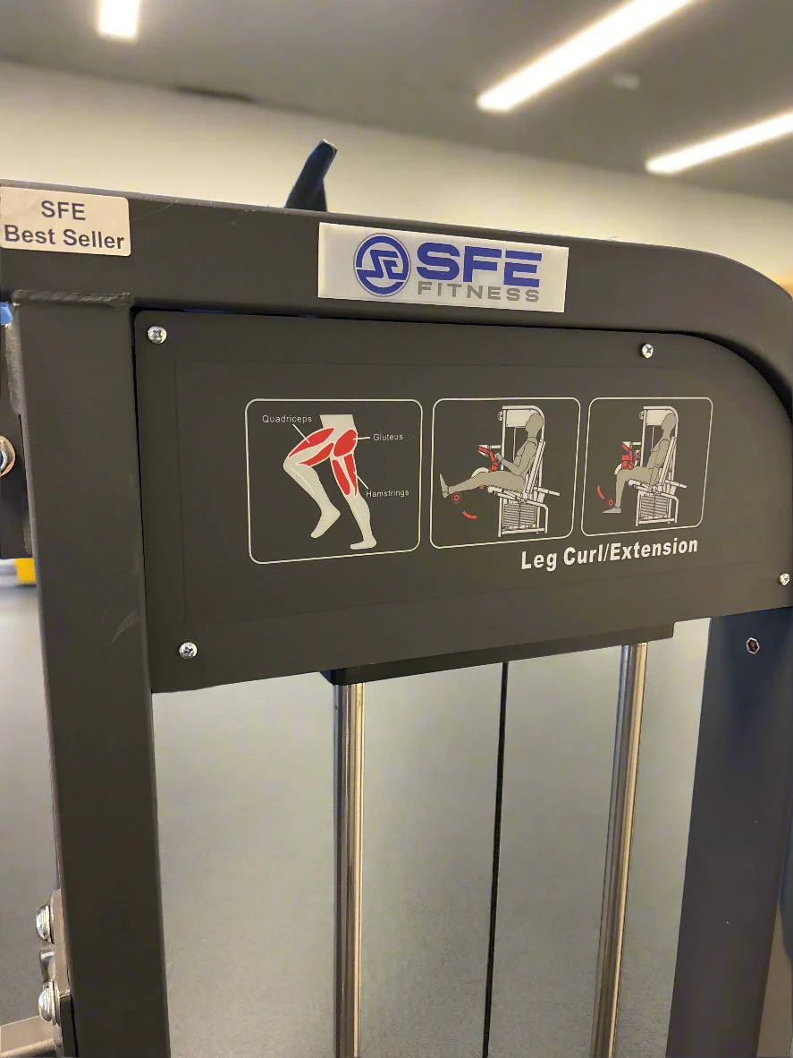 SFE - Seated Selectorized Leg Extension & Leg Curl Machine (New) - Image 6