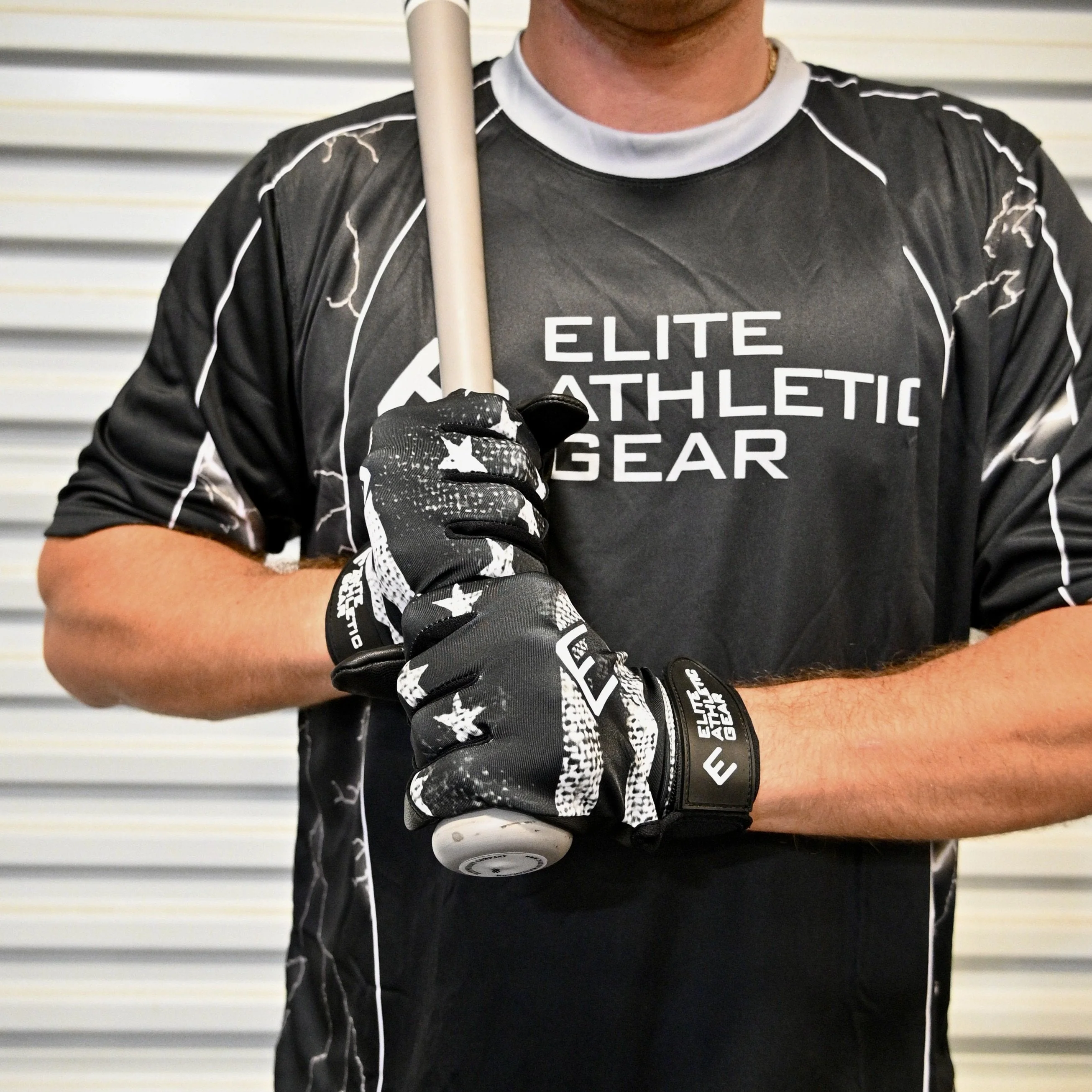 Elite Athletic Gear - Shadow Old Glory Batting Gloves - Image 2