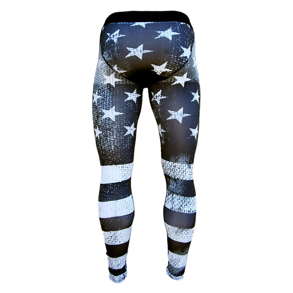 Elite Athletic Gear - Shadow Old Glory Compression Tights - Image 2