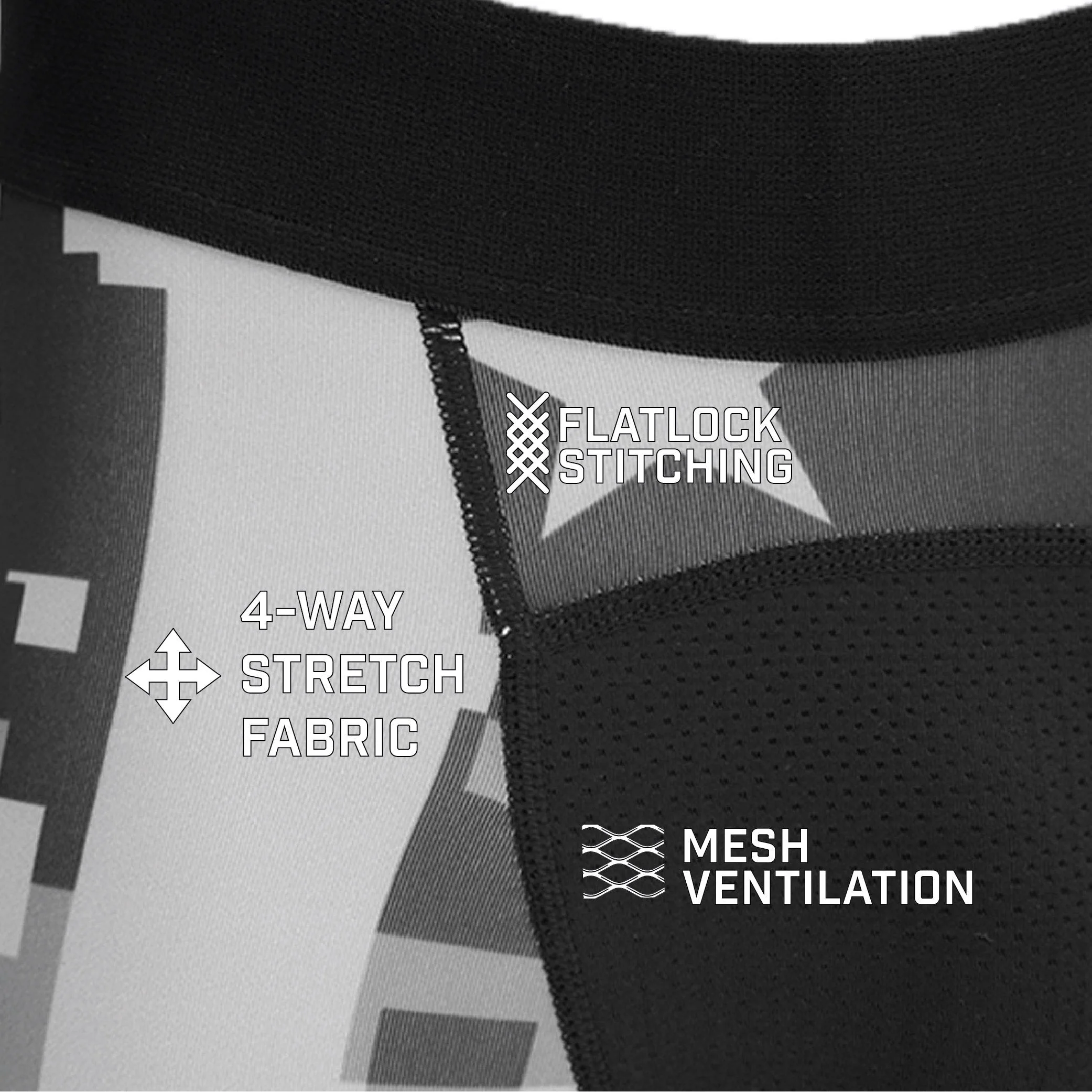 Elite Athletic Gear - Shadow Usa Flag 2.0 Compression Tights - Image 3