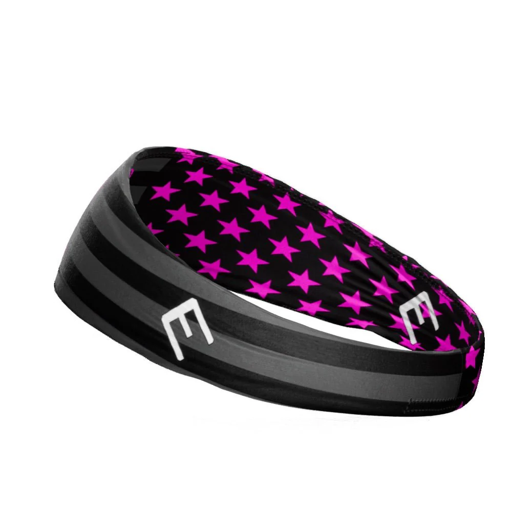 Elite Athletic Gear - Shadow Usa Flag - Breast Cancer Awareness Headband - Image 4