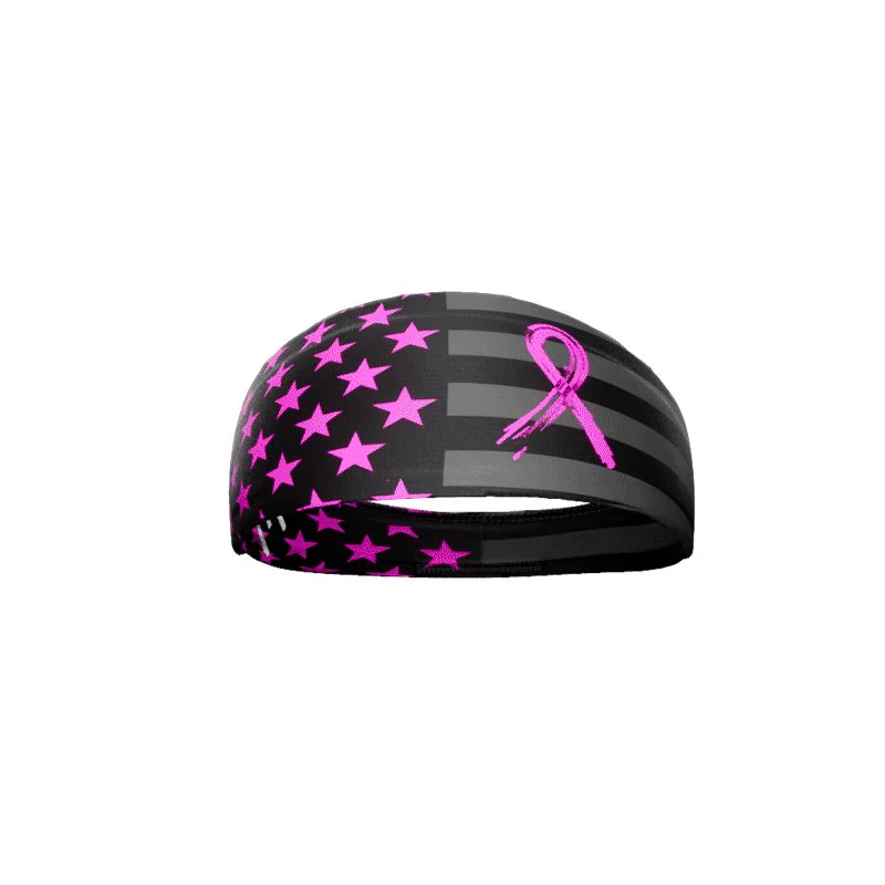 Elite Athletic Gear - Shadow Usa Flag - Breast Cancer Awareness Headband - Image 5