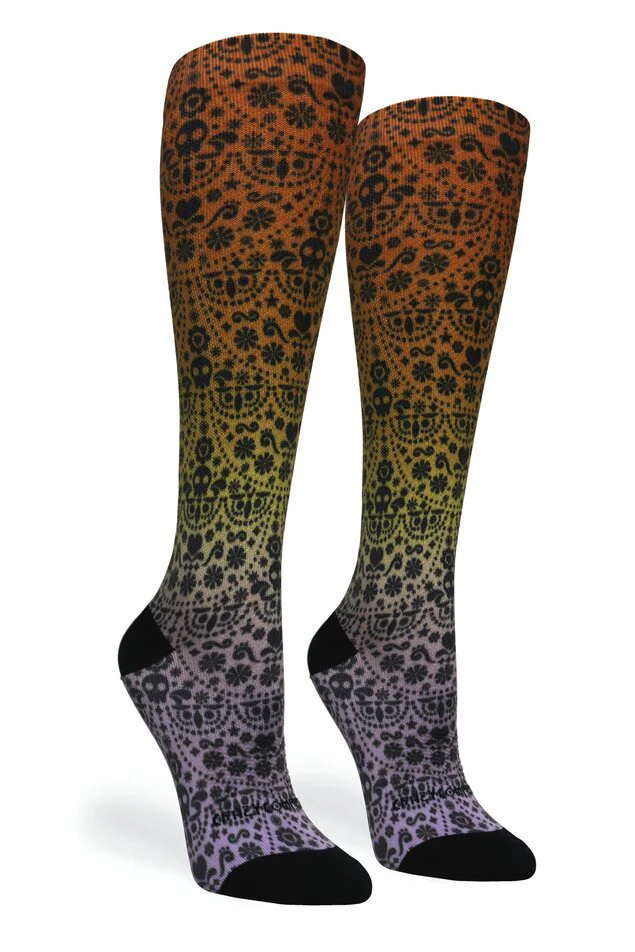 Crazy Compression - Skull Ombré - (Standard & Extra Wide) - Image 3