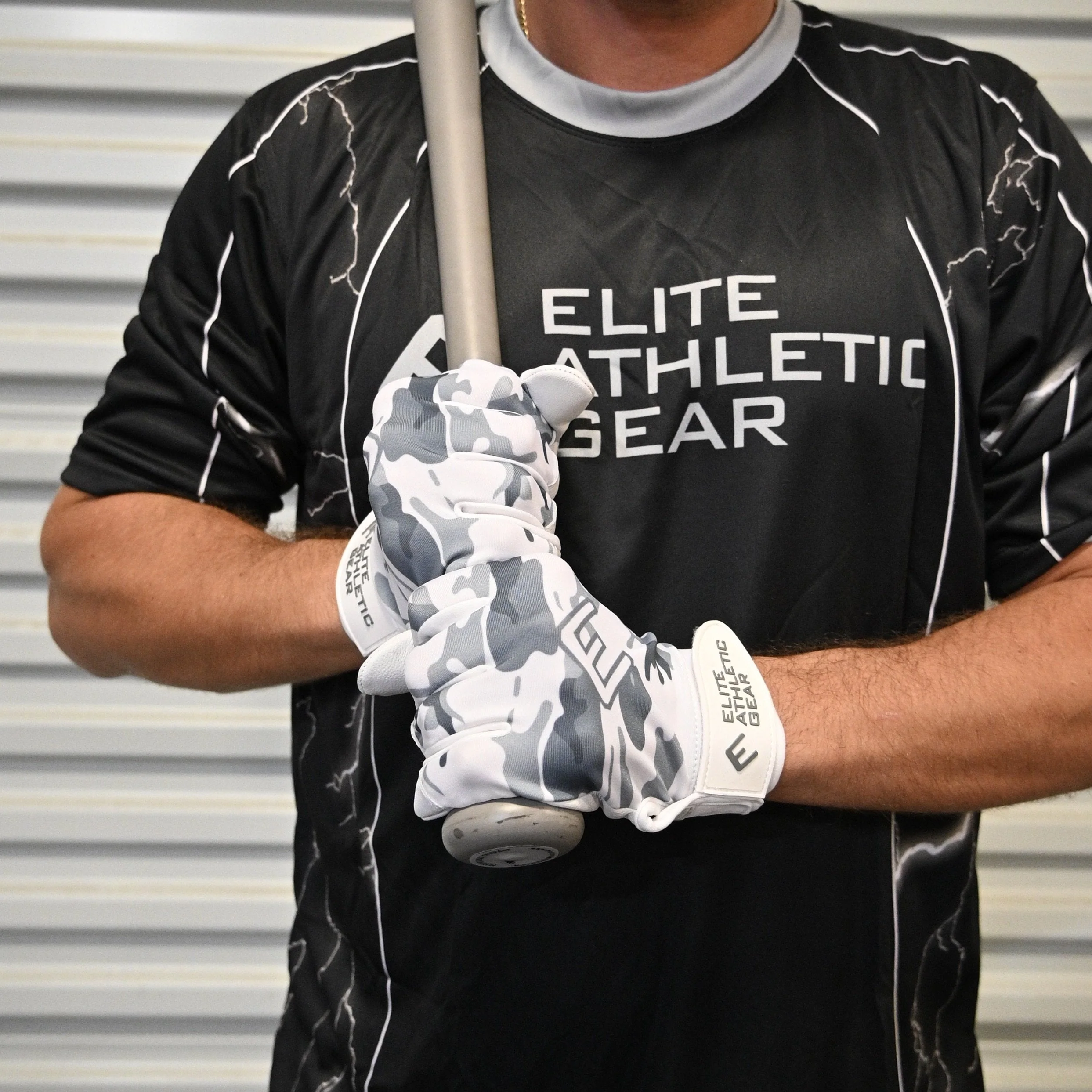 Elite Athletic Gear - Snow Camo Batting Gloves - Image 2