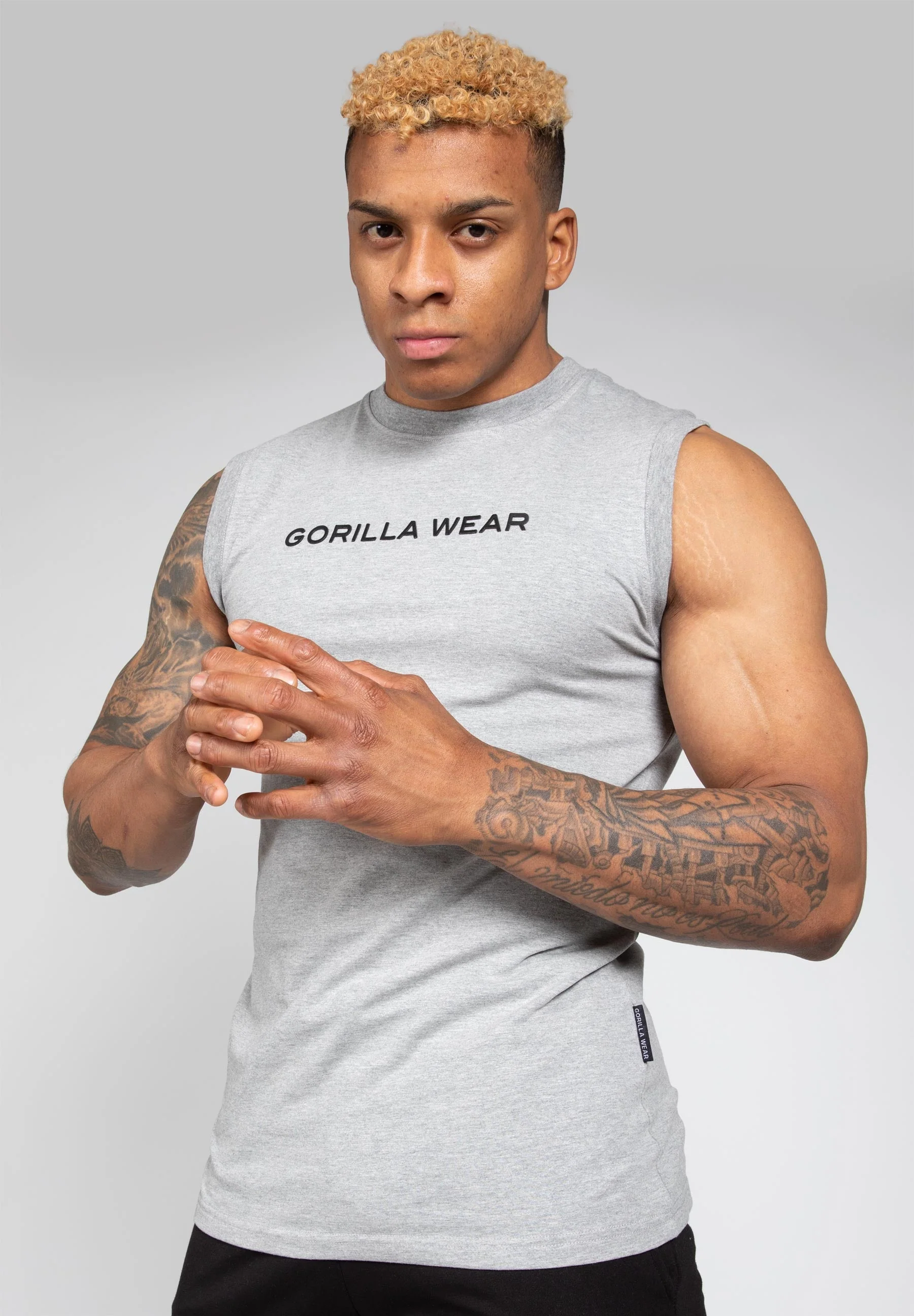Gorilla Wear - Sorrento Sleeveless T-Shirt - Gray - Image 4