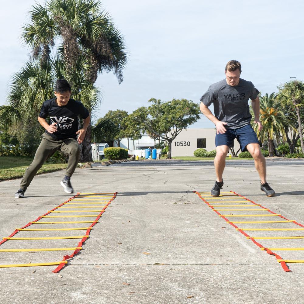 Valor Fitness - Speed Agility Training Ladder 12 Rung Pair - Image 2