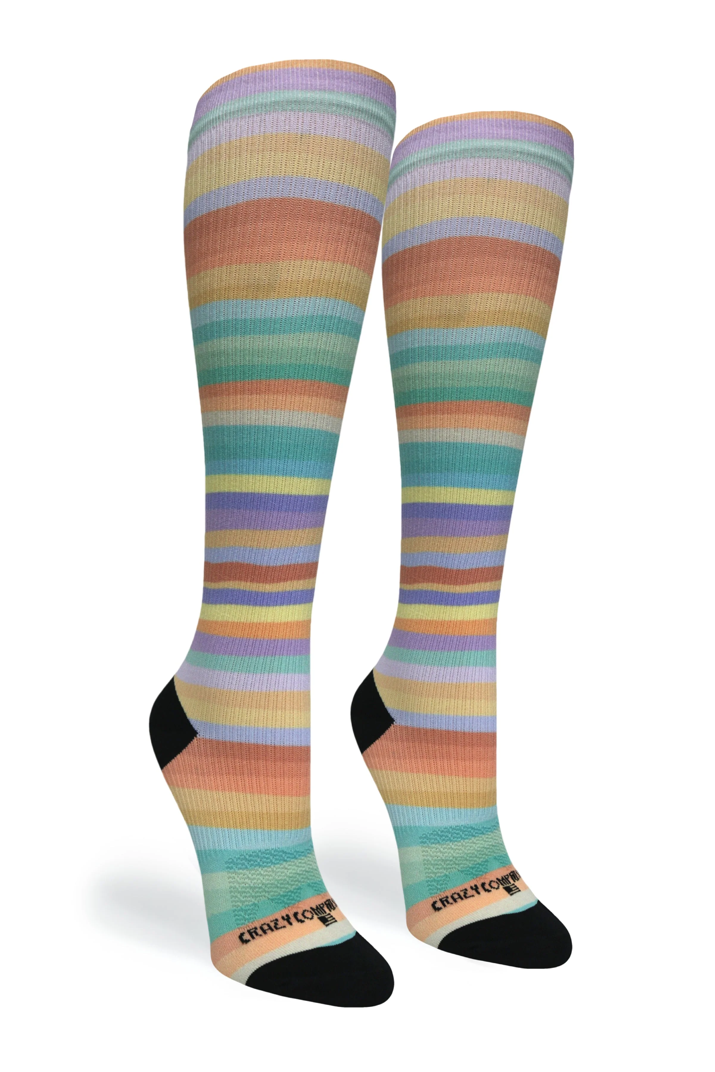 Crazy Compression - Spring Stripes - (Standard & Extra Wide) - Image 3