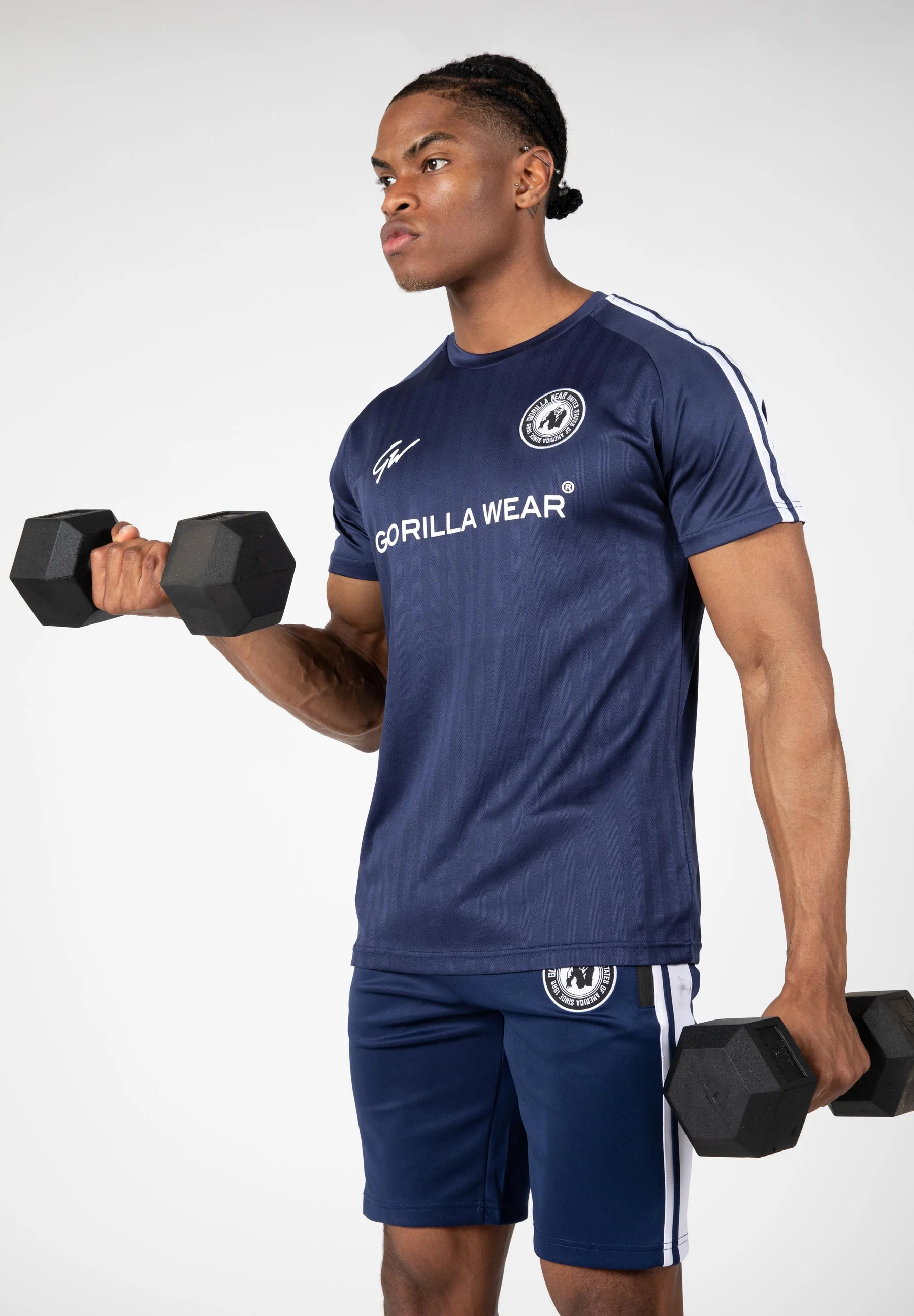 Gorilla Wear - Stratford T-Shirt - Navy - Image 4