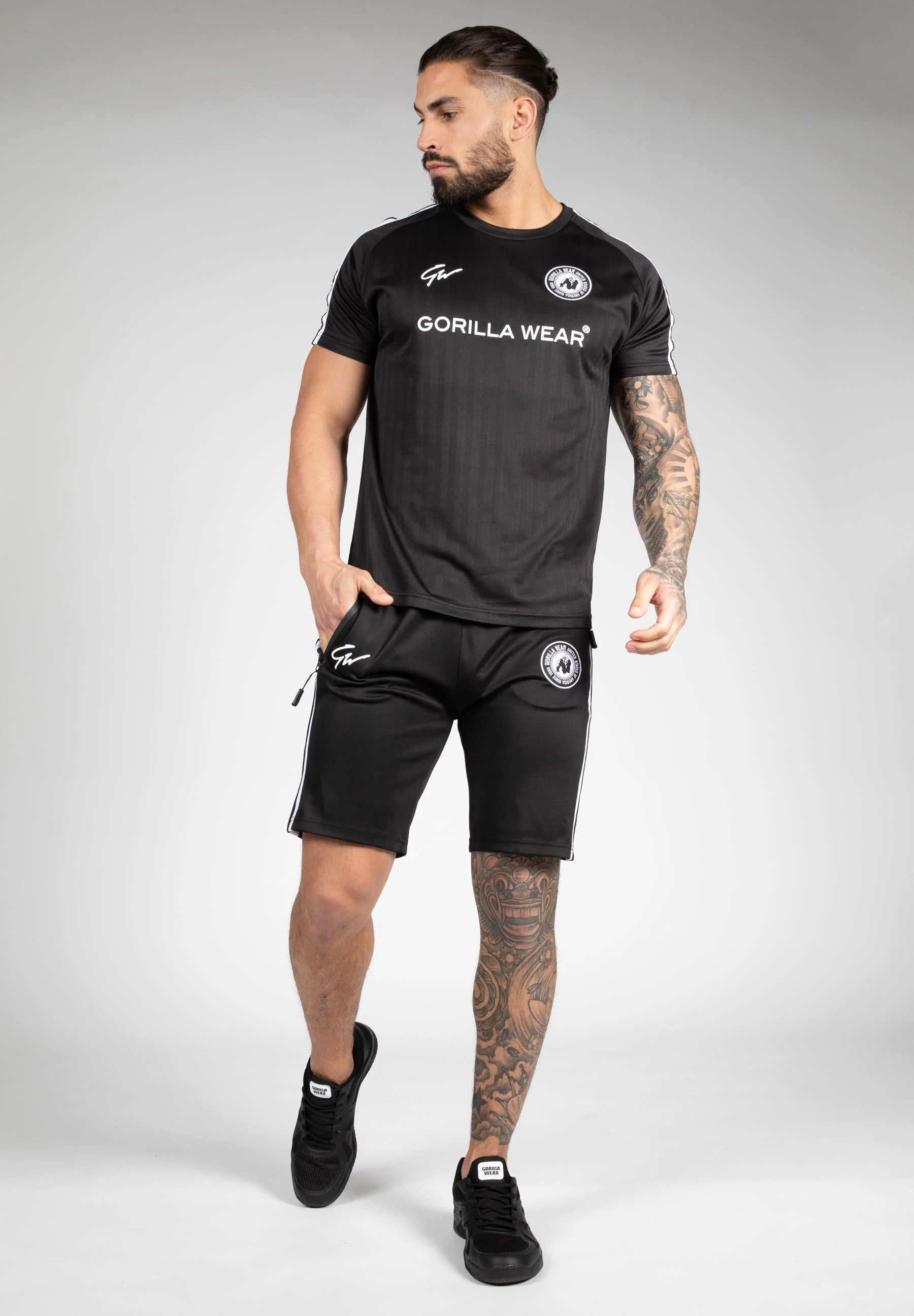 Gorilla Wear - Stratford Track Shorts - Black - Image 4
